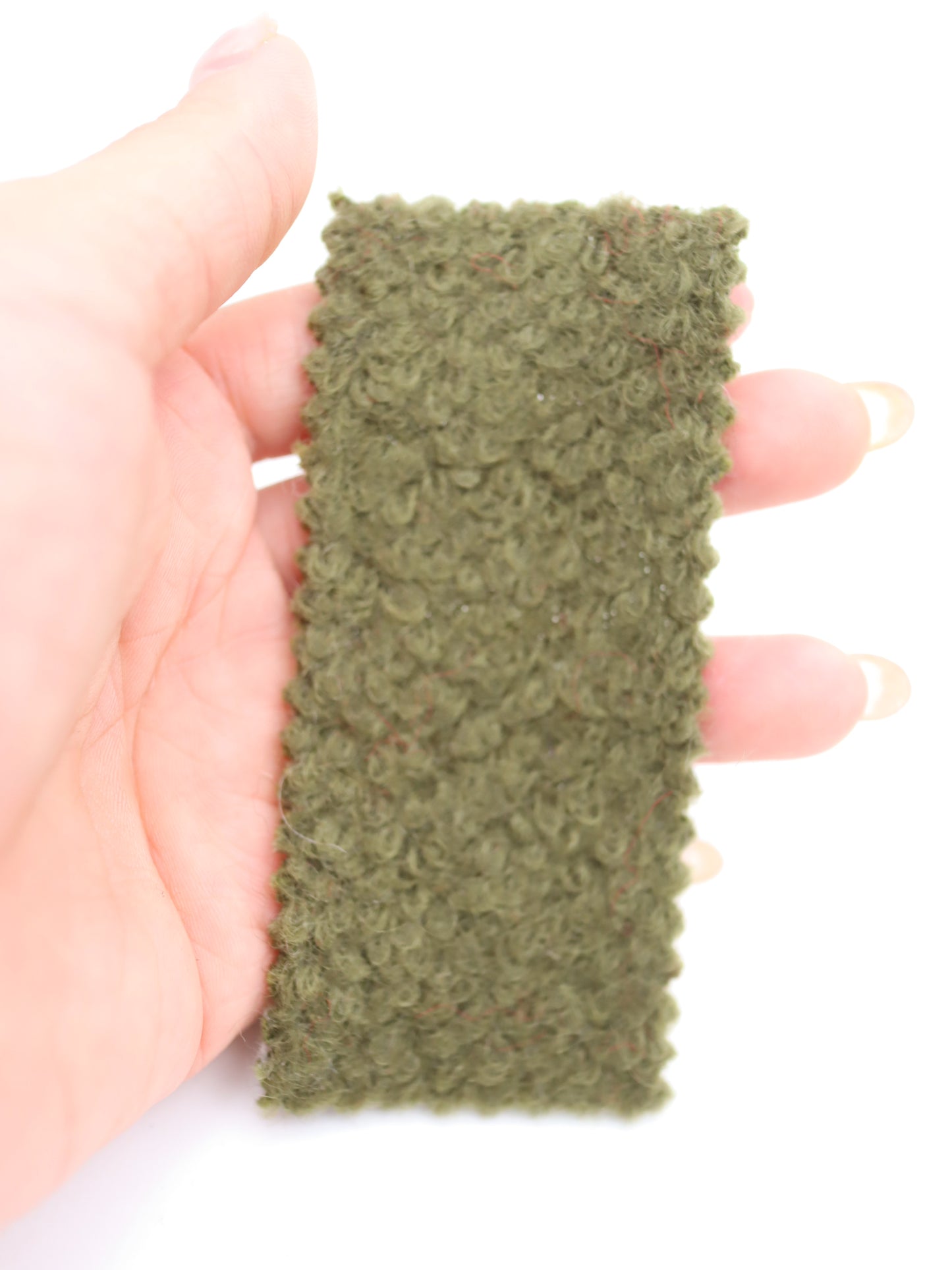 【25AW-010】ウール混くるくる圧縮ブークレニット /0.5yあたり=~1615円