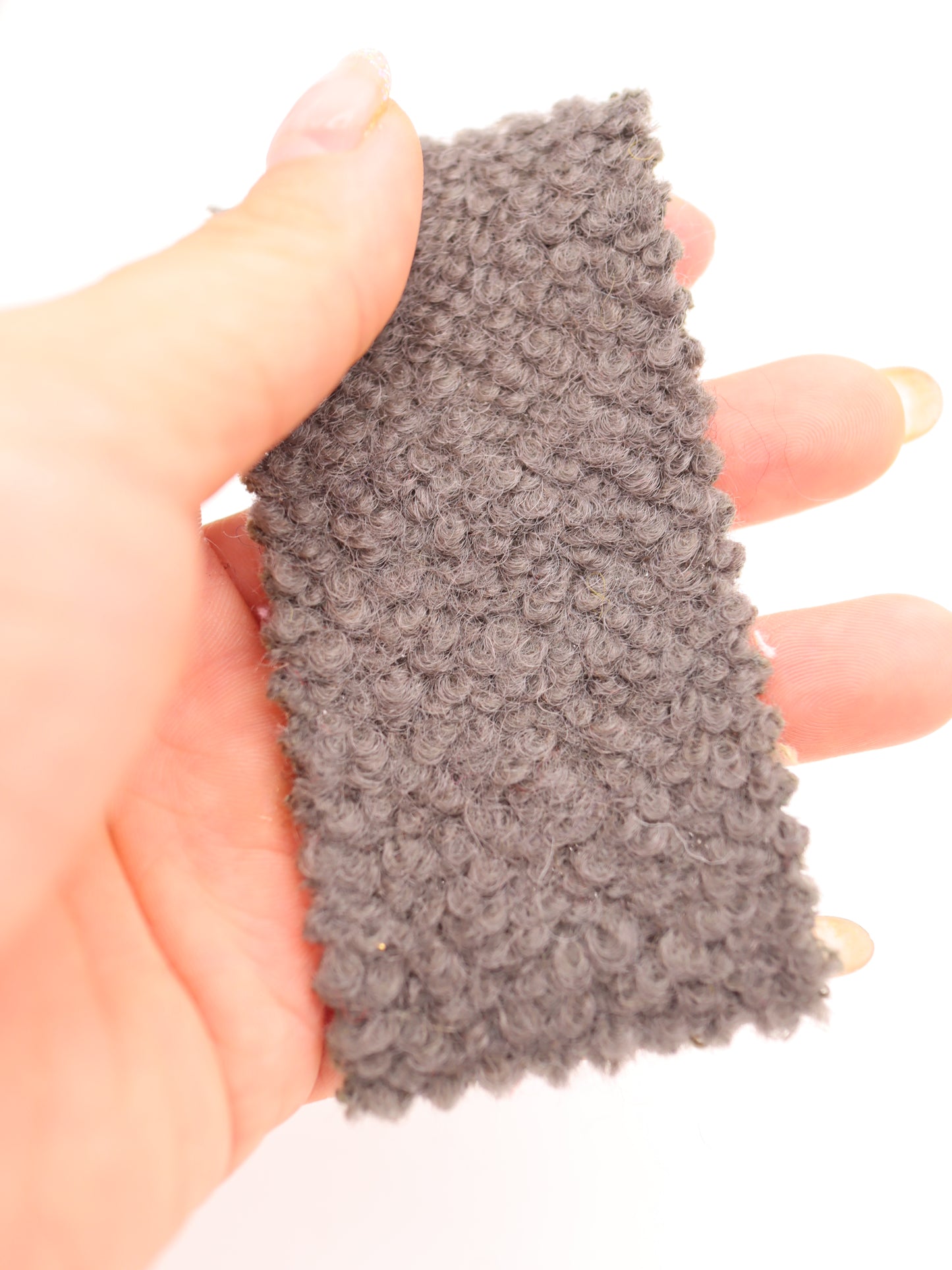【25AW-010】ウール混くるくる圧縮ブークレニット /0.5yあたり=~1615円