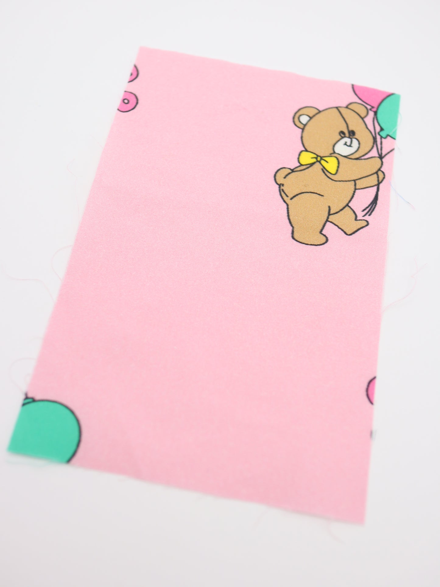 【25AW-023】バルーンクマさんプリント綿ローン /0.5yあたり=~815円