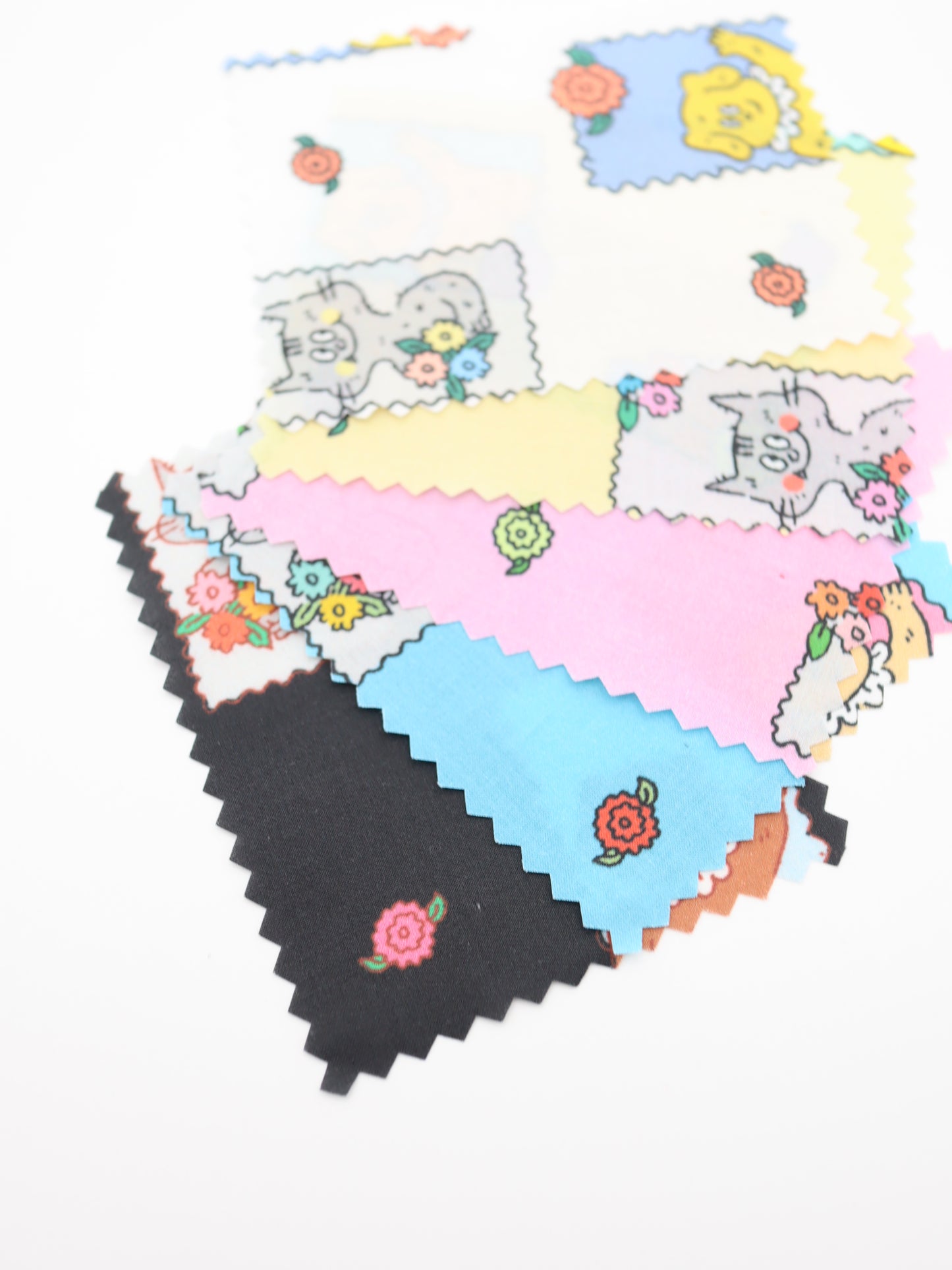 【25AW-025】HELLOわんにゃんずプリント綿ローン /0.5yあたり=~775円