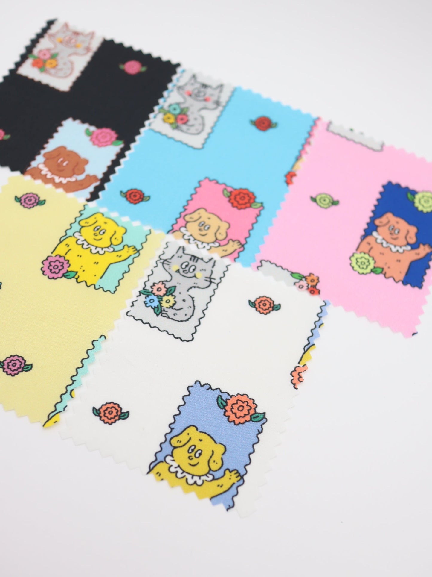 【25AW-025】HELLOわんにゃんずプリント綿ローン /0.5yあたり=~775円