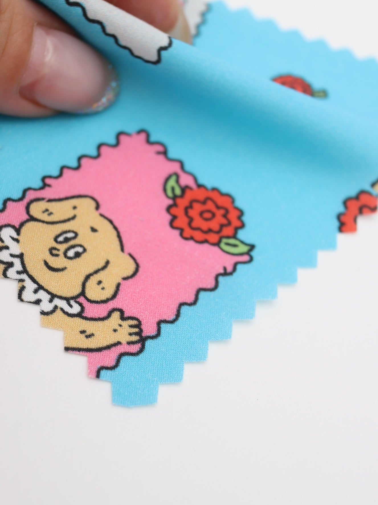 【25AW-025】HELLOわんにゃんずプリント綿ローン /0.5yあたり=~775円