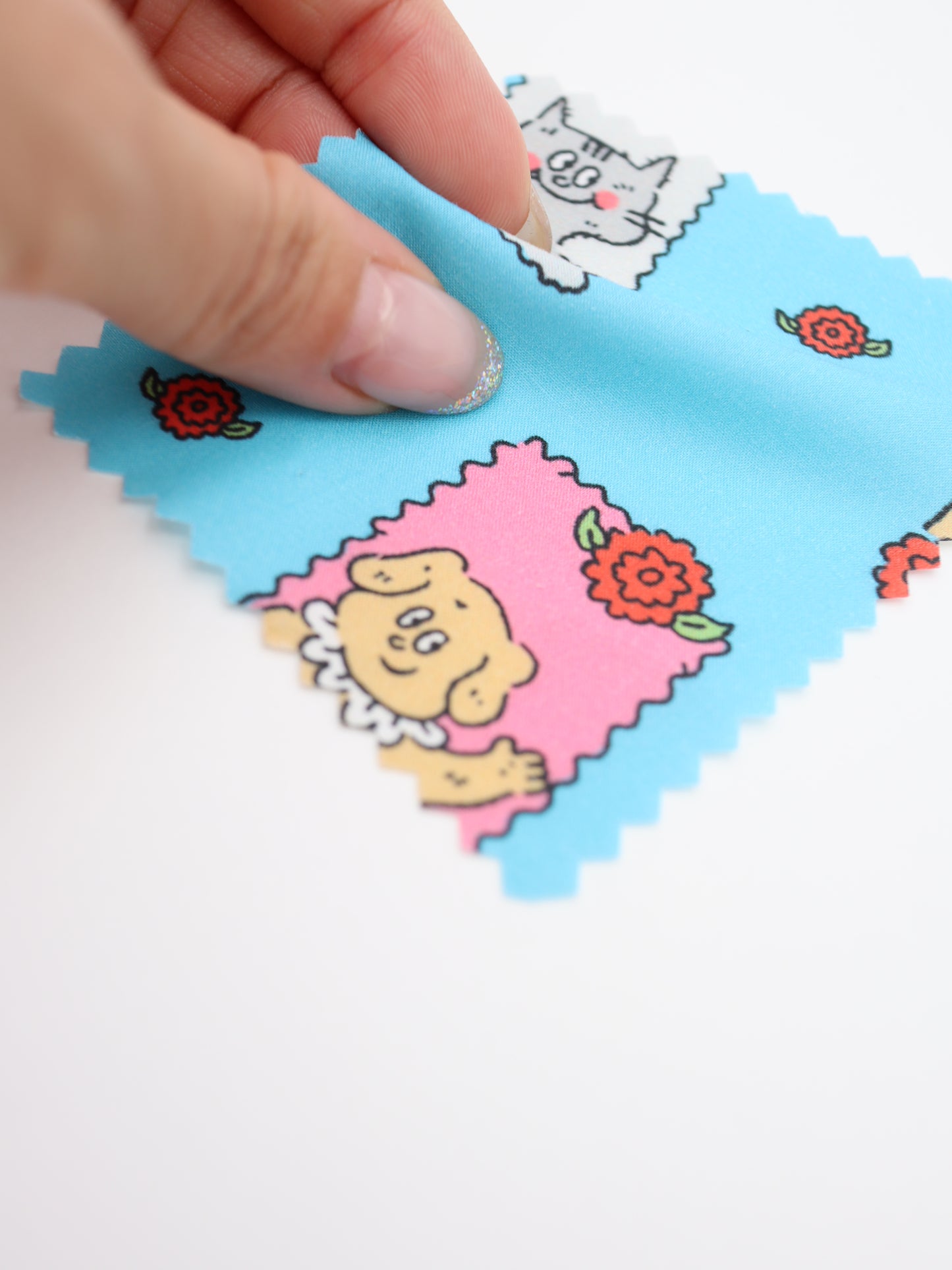 【25AW-025】HELLOわんにゃんずプリント綿ローン /0.5yあたり=~775円