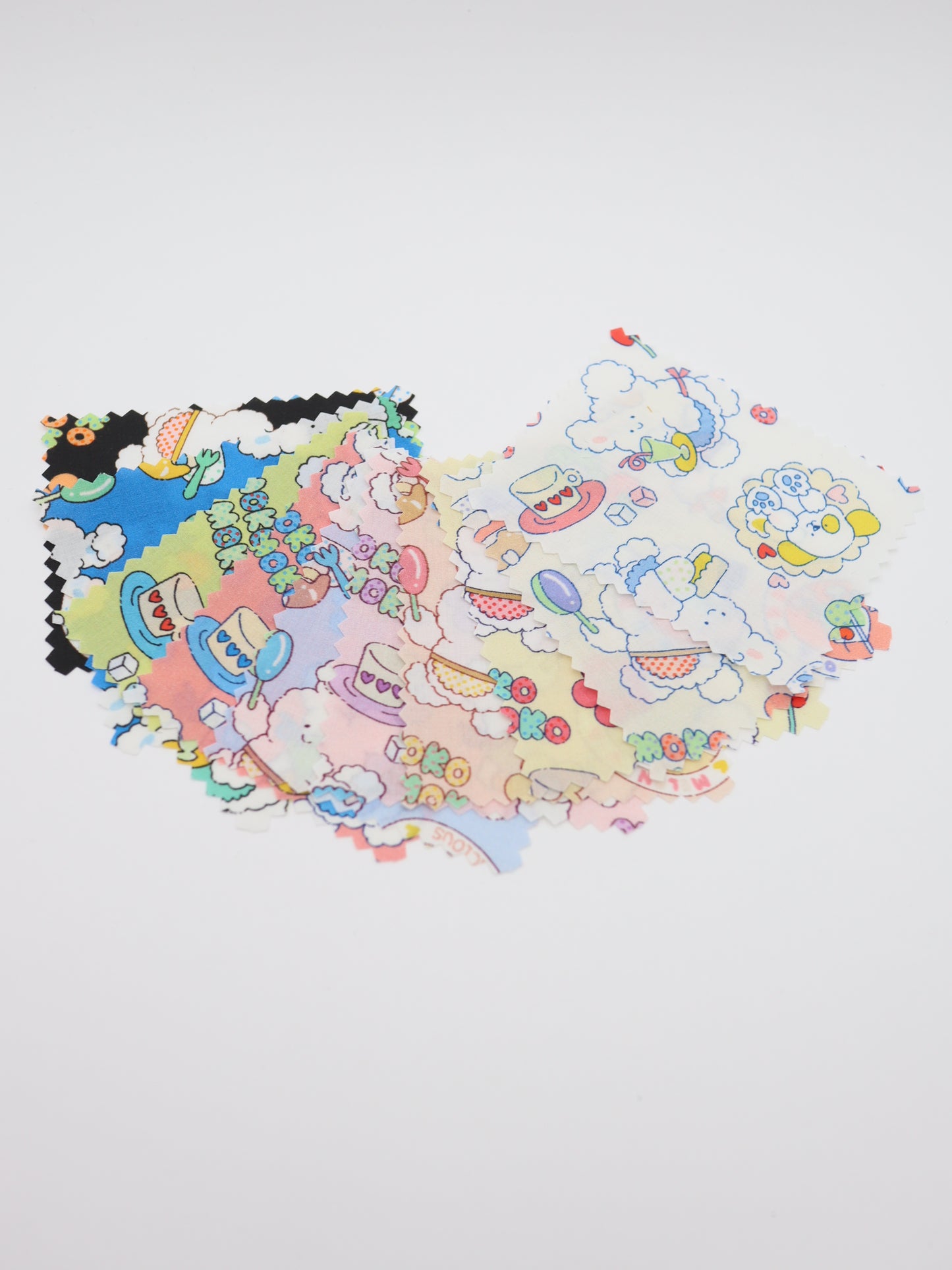 【25AW-024】カフェバイトもこもこうさちゃんプリント綿ローン /0.5yあたり=~775円