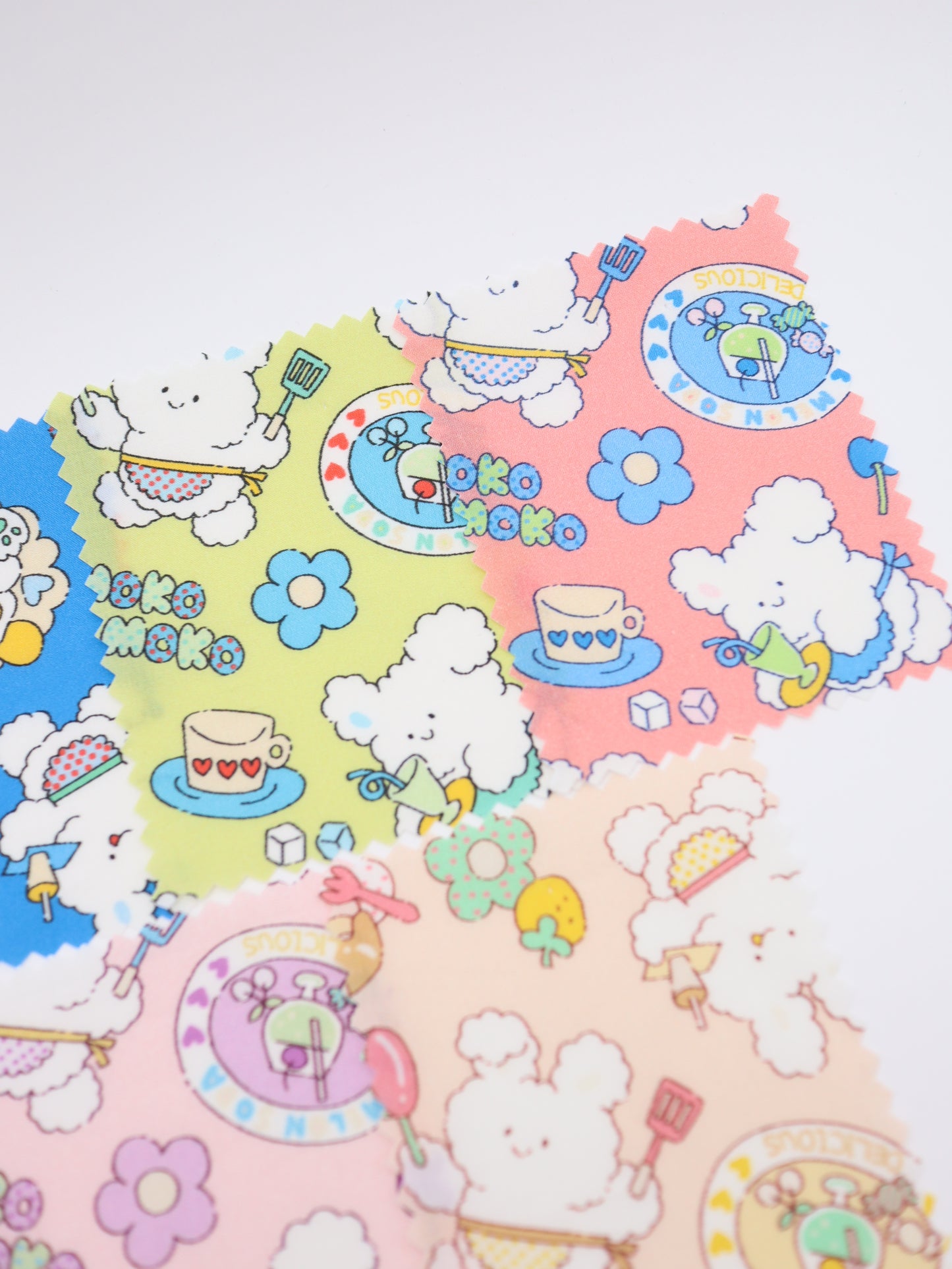 【25AW-024】カフェバイトもこもこうさちゃんプリント綿ローン /0.5yあたり=~775円