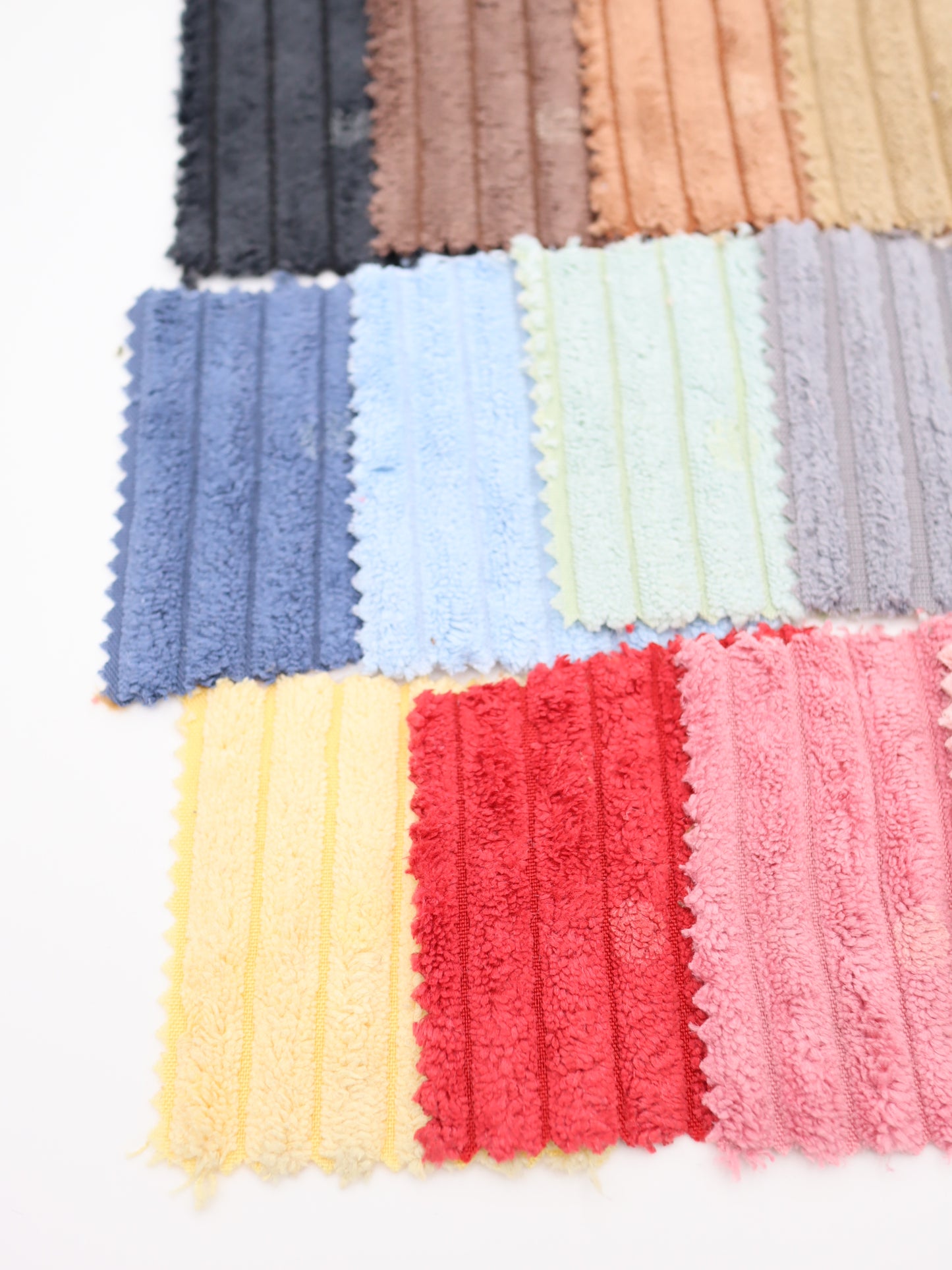 【25AW-003】中ピッチストライプジャガードボア /0.5yあたり=~800円