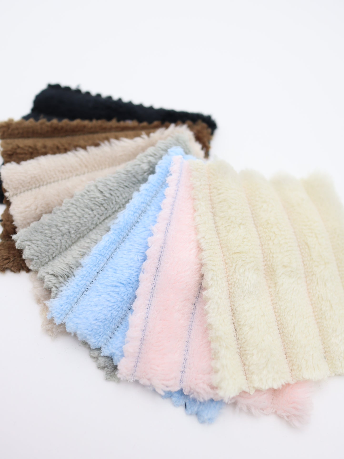 【25AW-004】中ピッチストライプジャガードボア /0.5yあたり=~1045円
