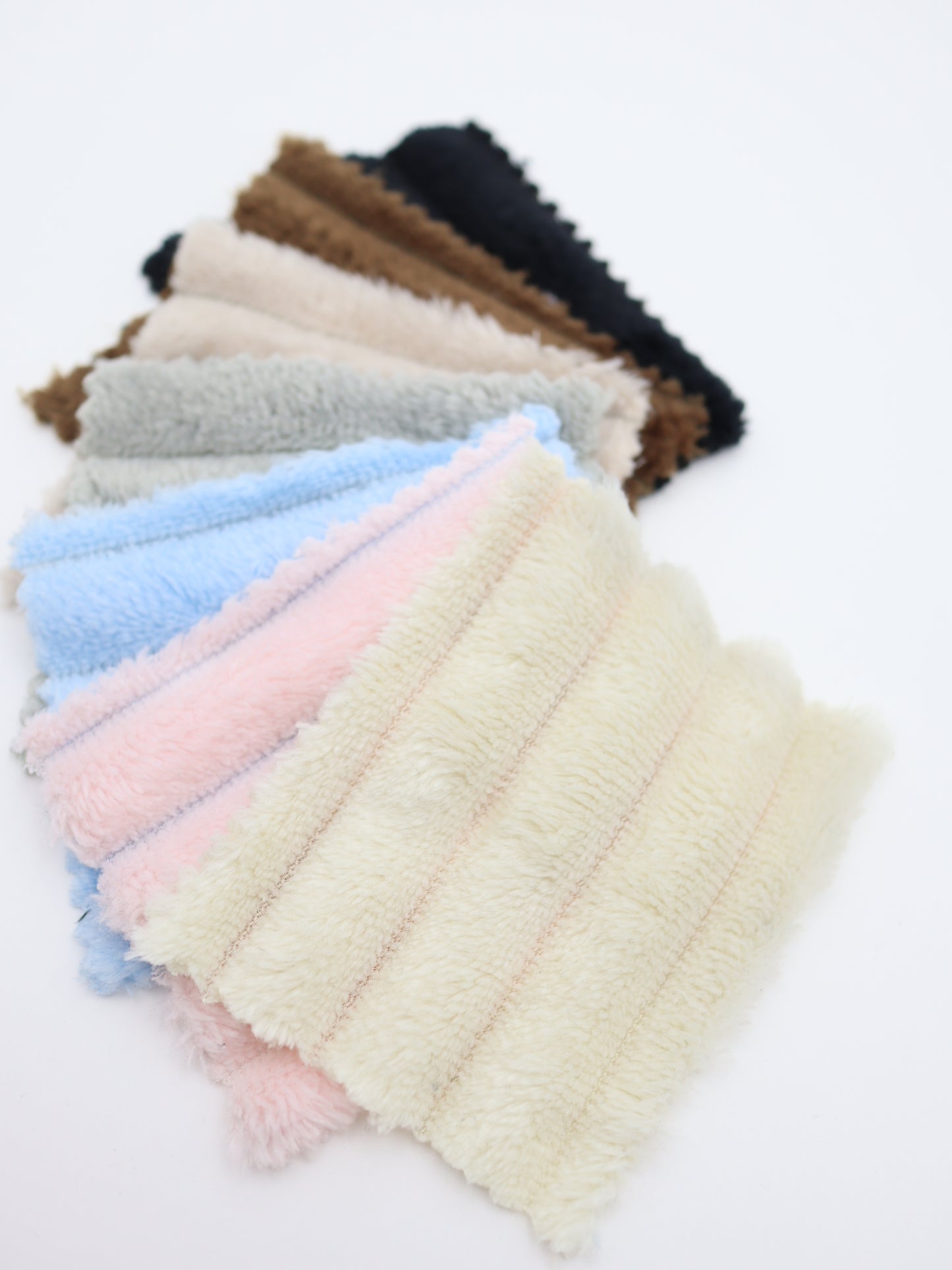 【25AW-004】中ピッチストライプジャガードボア /0.5yあたり=~1045円
