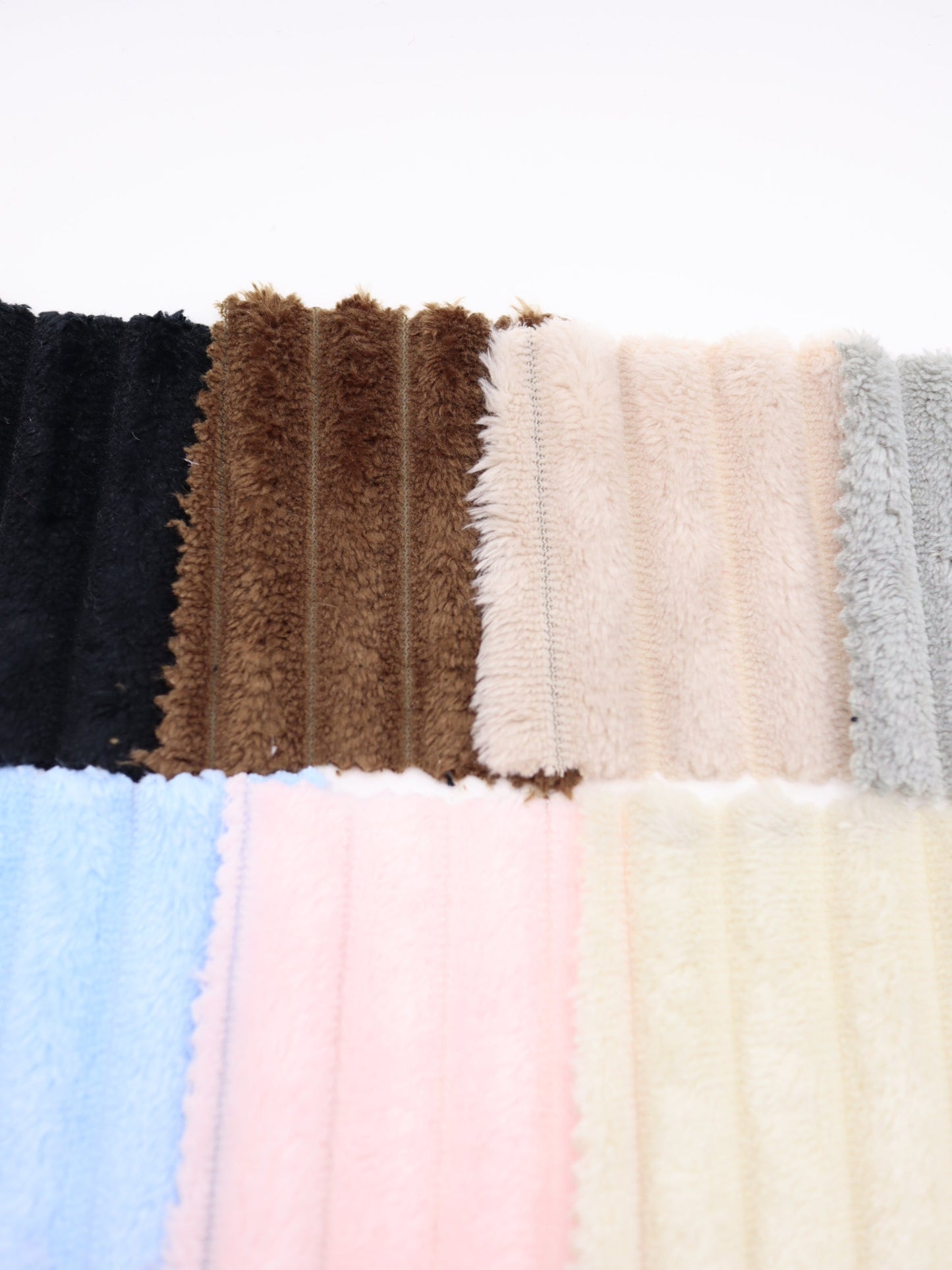 【25AW-004】中ピッチストライプジャガードボア /0.5yあたり=~1045円