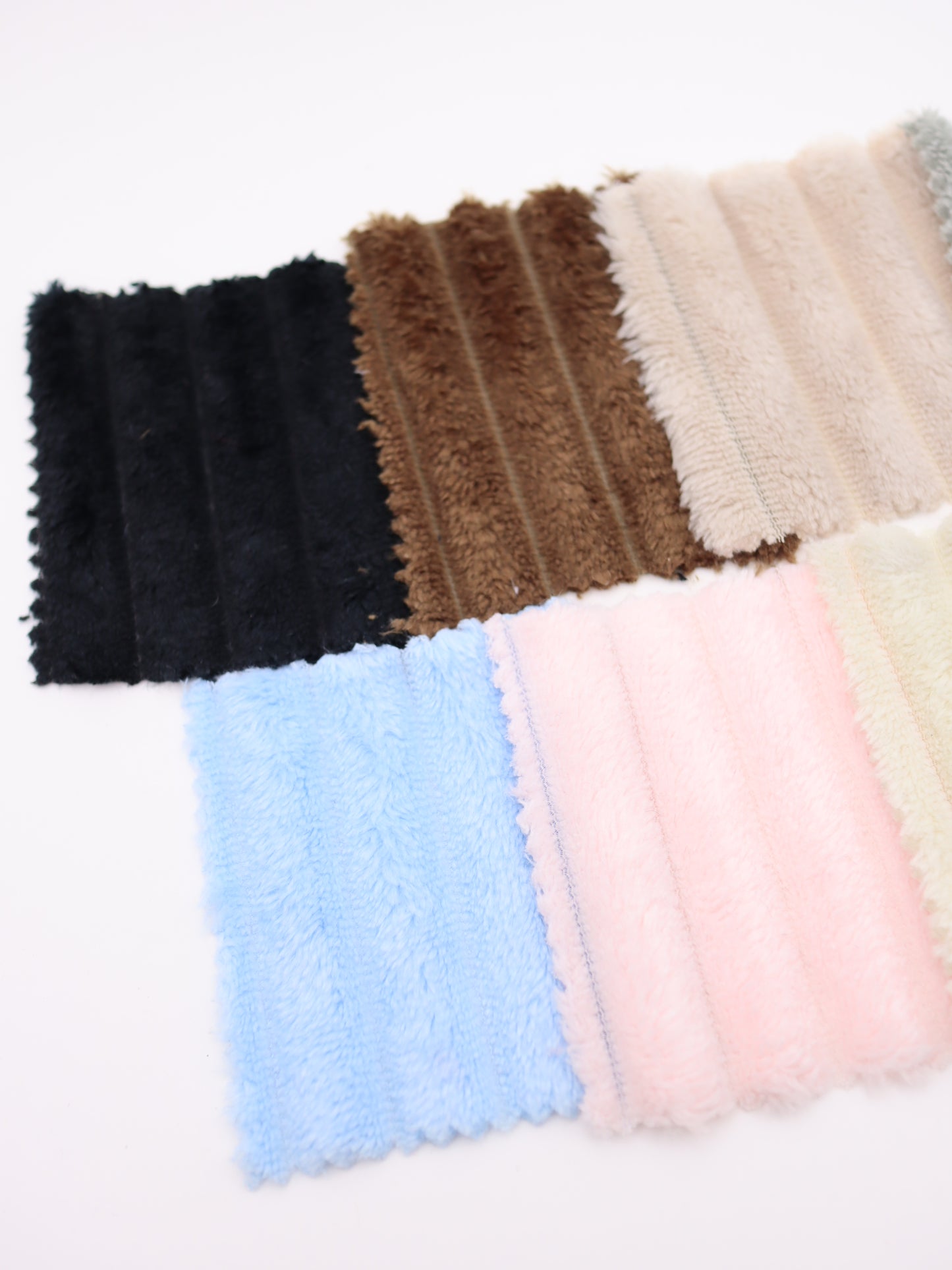 【25AW-004】中ピッチストライプジャガードボア /0.5yあたり=~1045円