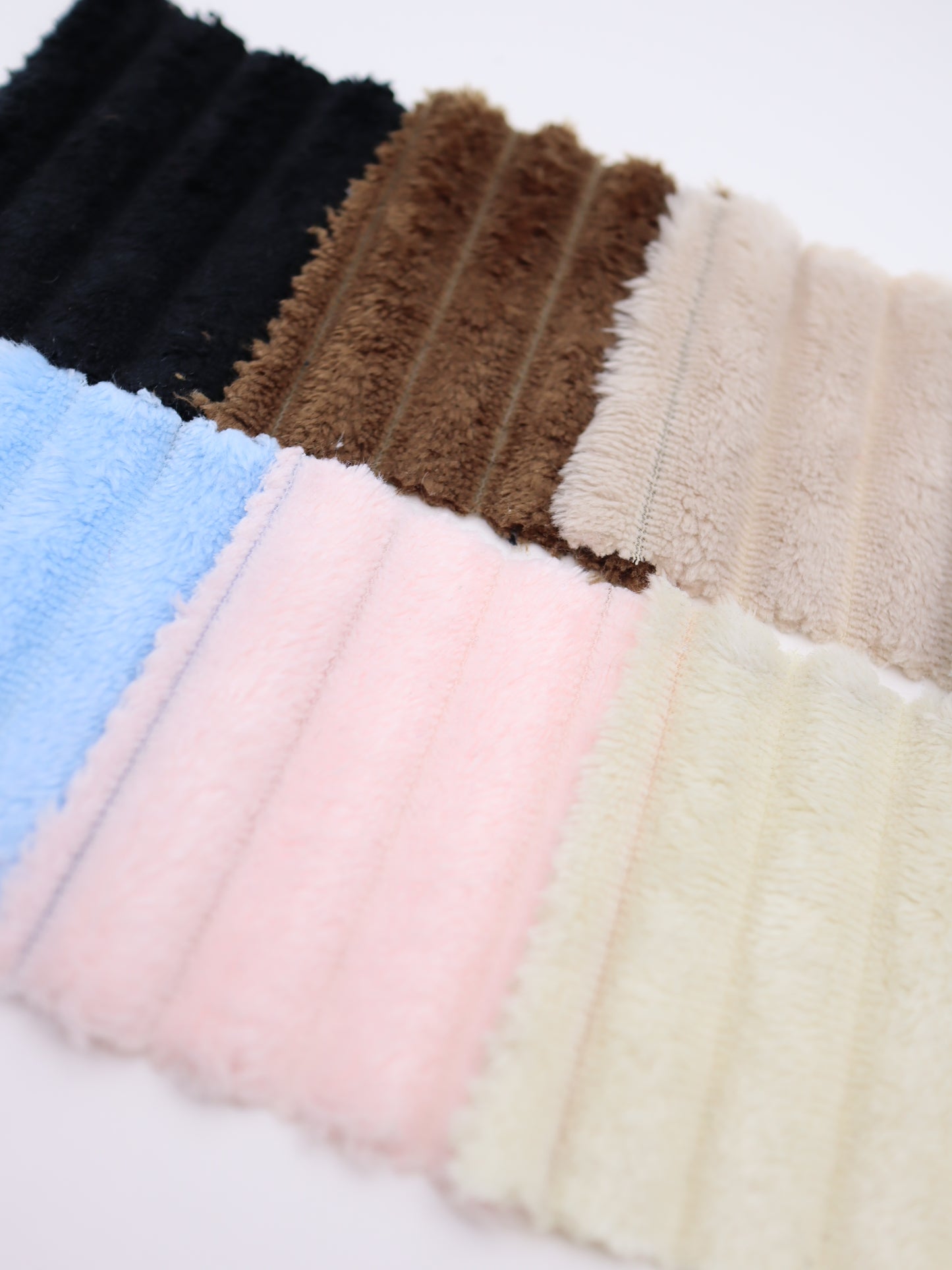 【25AW-004】中ピッチストライプジャガードボア /0.5yあたり=~1045円
