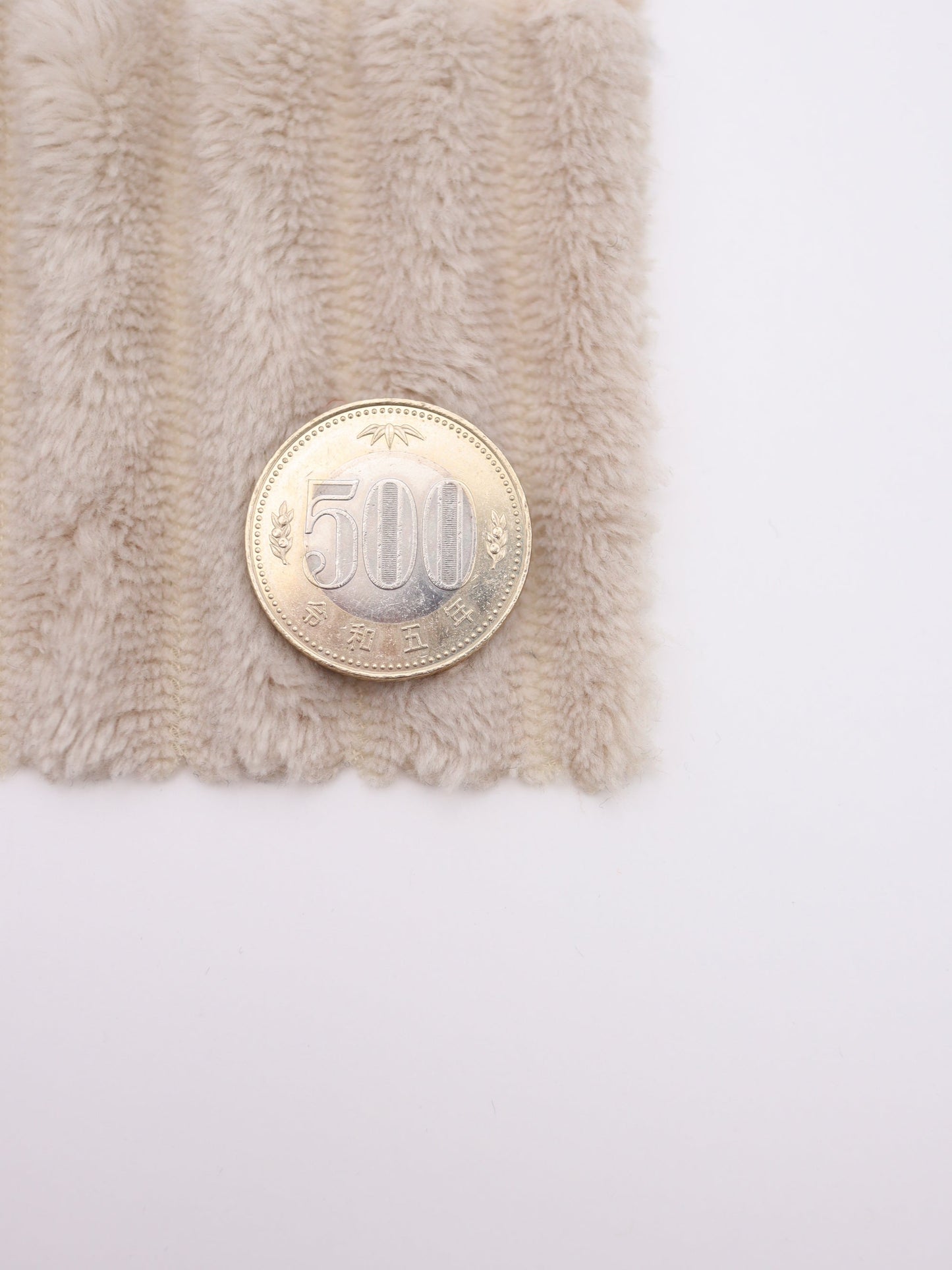 【25AW-004】中ピッチストライプジャガードボア /0.5yあたり=~1045円
