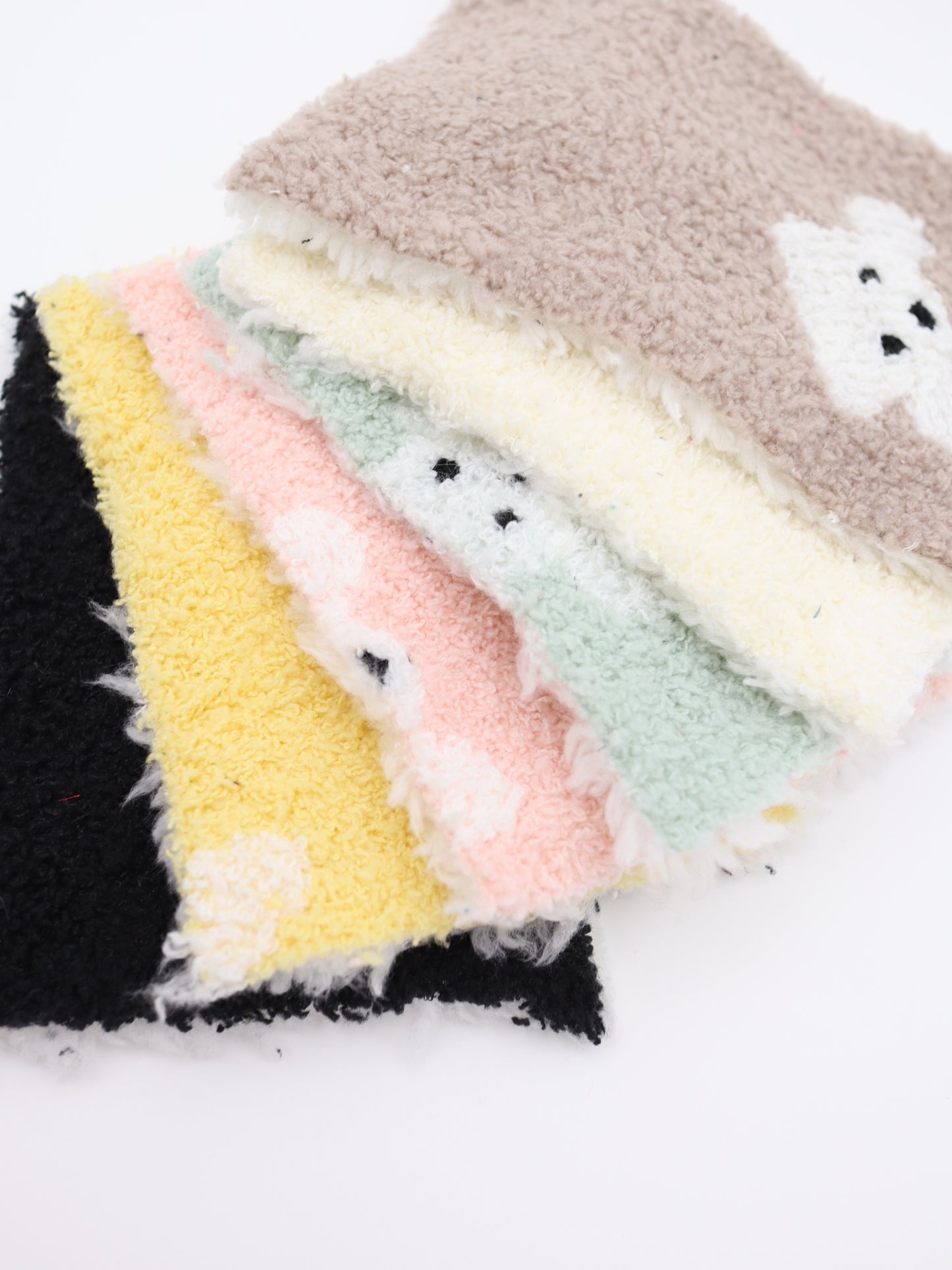 【25AW-029】リバーシブルシロクマ両面ボアニット /0.5yあたり=~1395円