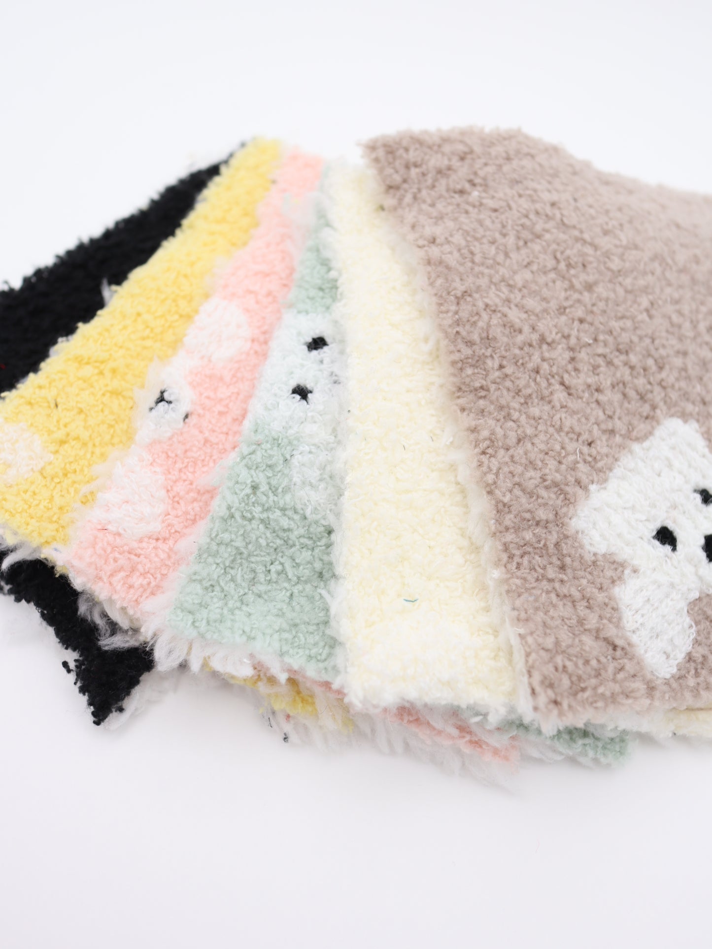 【25AW-029】リバーシブルシロクマ両面ボアニット /0.5yあたり=~1395円