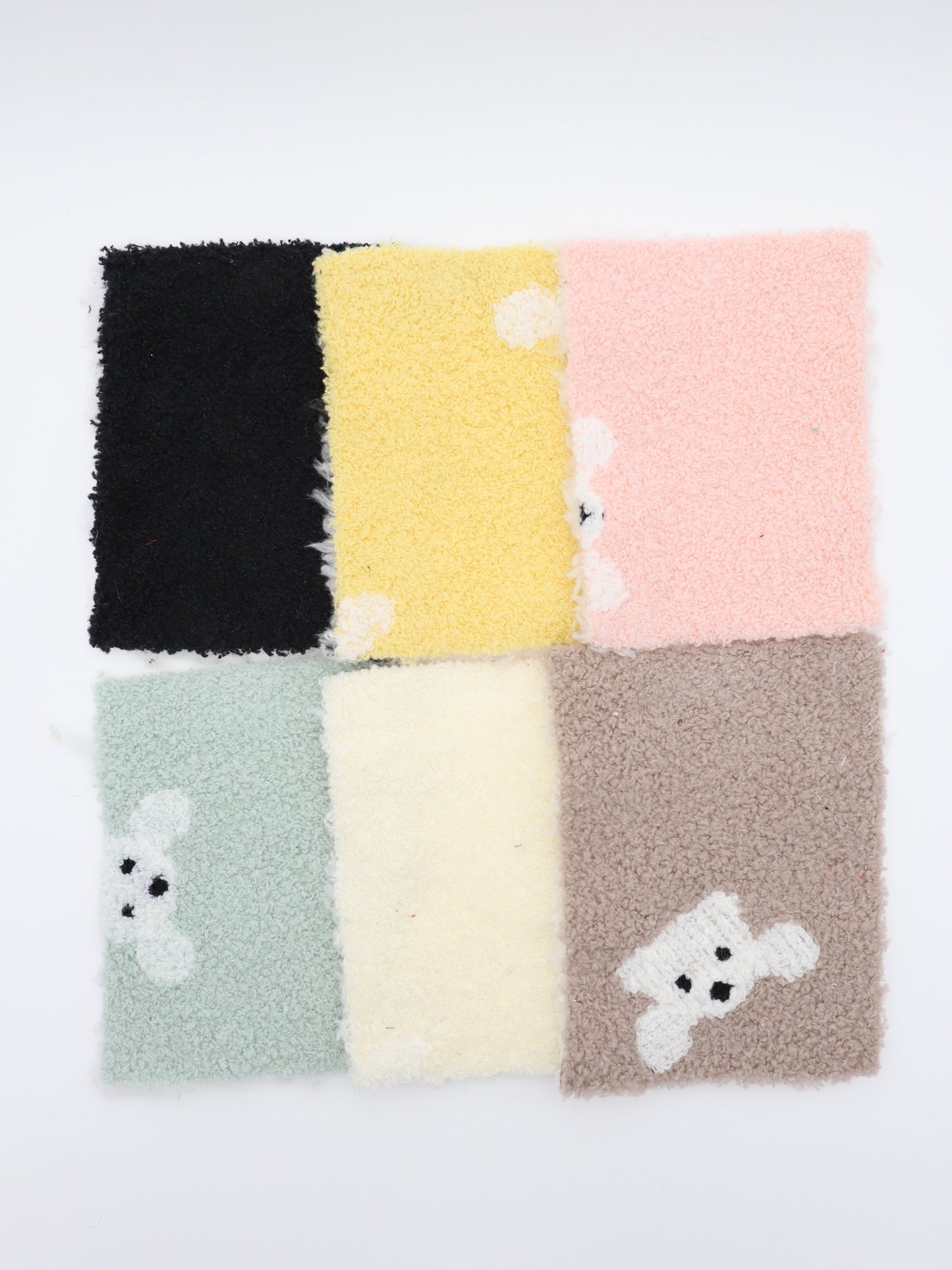 【25AW-029】リバーシブルシロクマ両面ボアニット /0.5yあたり=~1395円