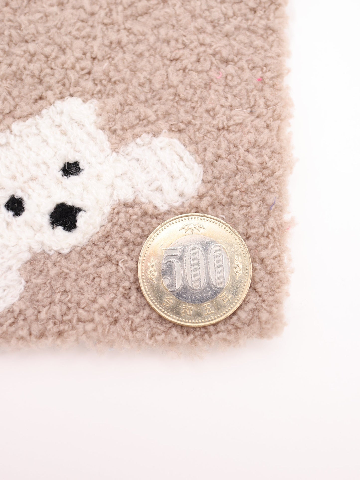 【25AW-029】リバーシブルシロクマ両面ボアニット /0.5yあたり=~1395円