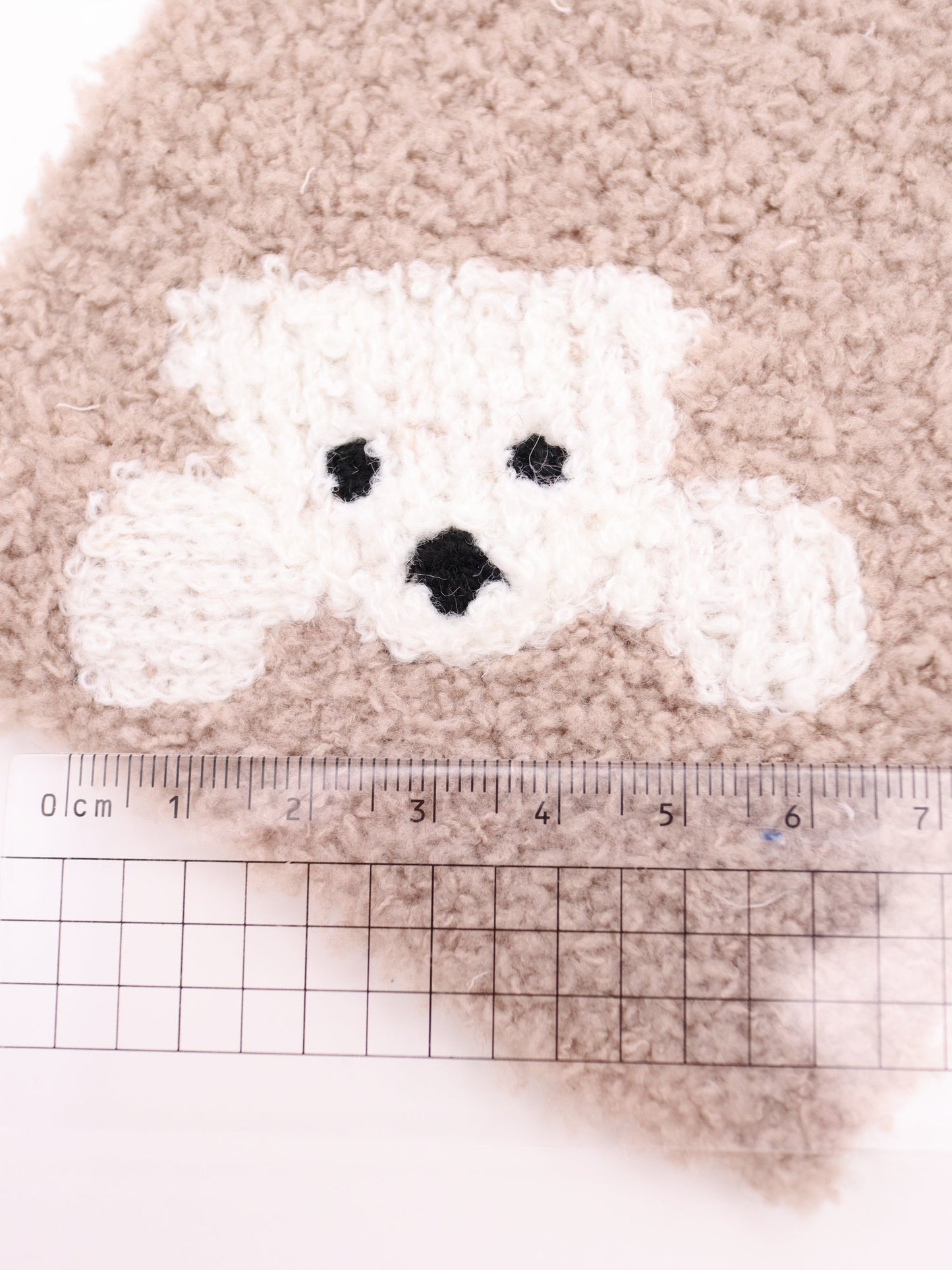 【25AW-029】リバーシブルシロクマ両面ボアニット /0.5yあたり=~1395円