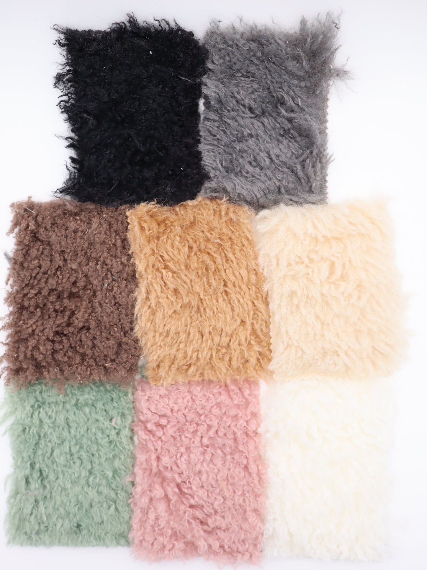 【25AW-027】ふわっふわチベットラム風シャギーニット /0.5yあたり=~1180円