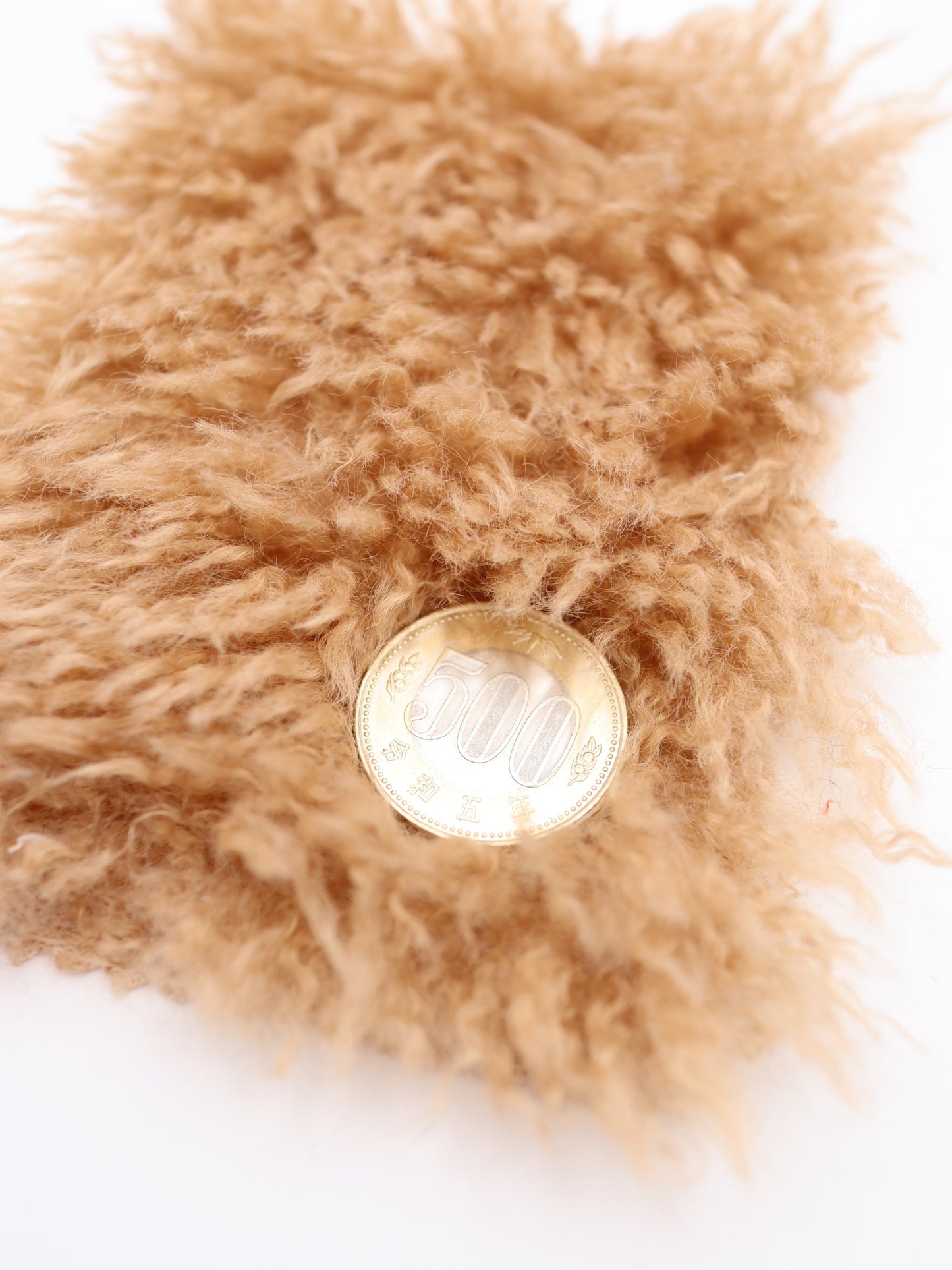 【25AW-027】ふわっふわチベットラム風シャギーニット /0.5yあたり=~1180円