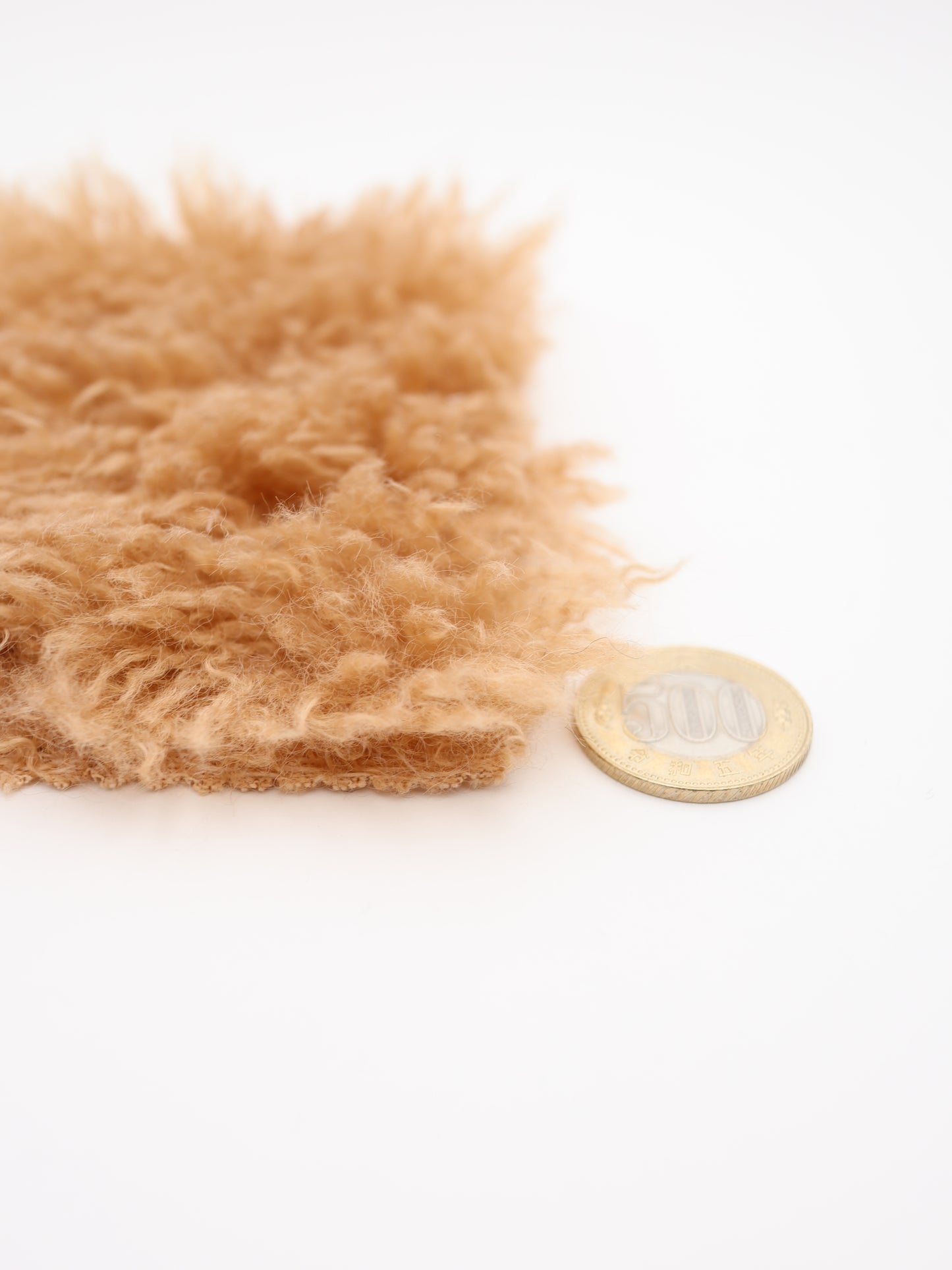 【25AW-027】ふわっふわチベットラム風シャギーニット /0.5yあたり=~1180円