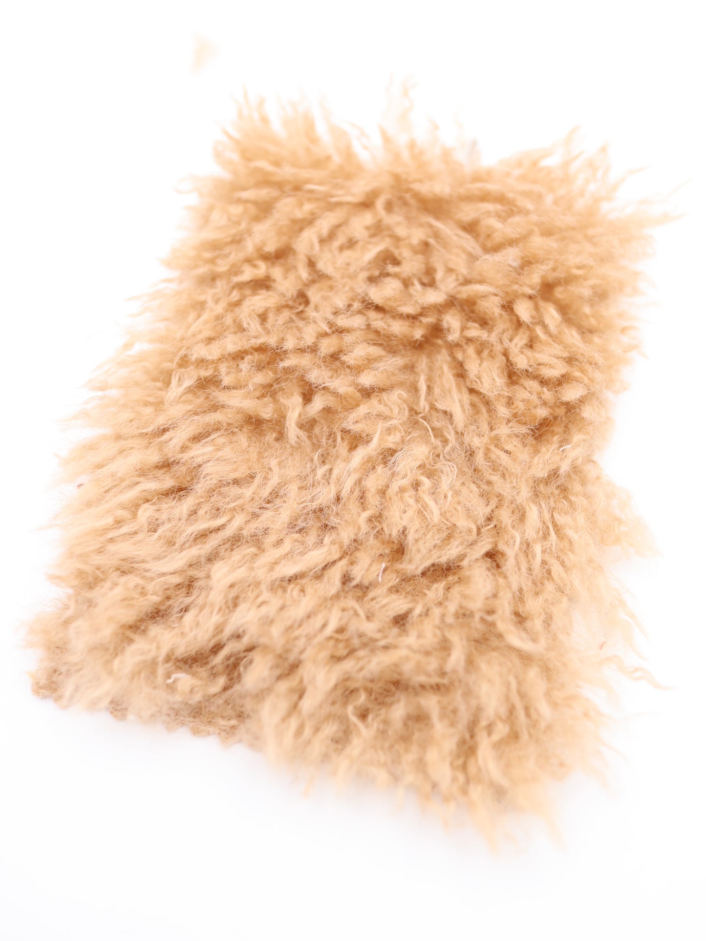 【25AW-027】ふわっふわチベットラム風シャギーニット /0.5yあたり=~1180円