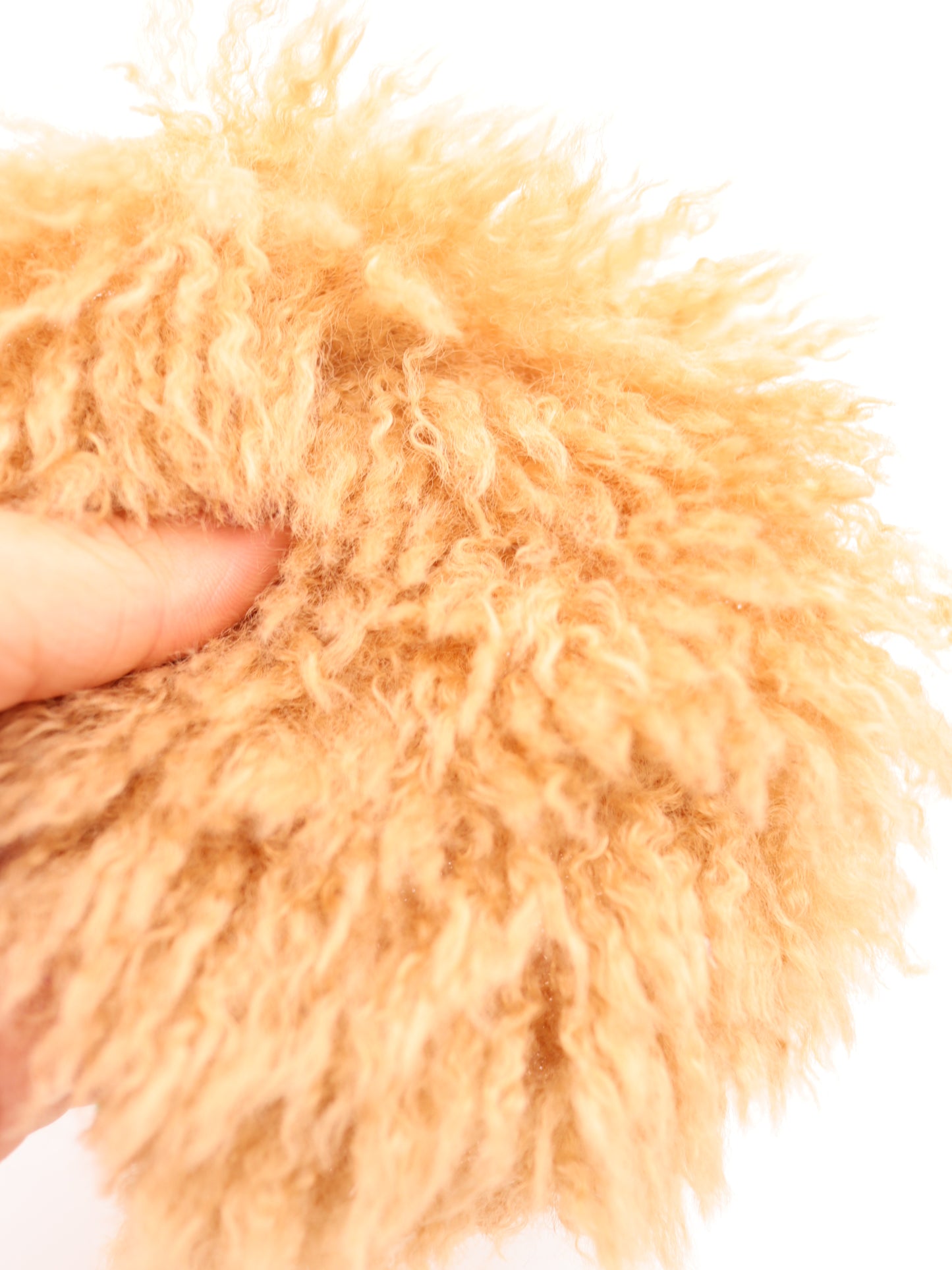 【25AW-027】ふわっふわチベットラム風シャギーニット /0.5yあたり=~1180円
