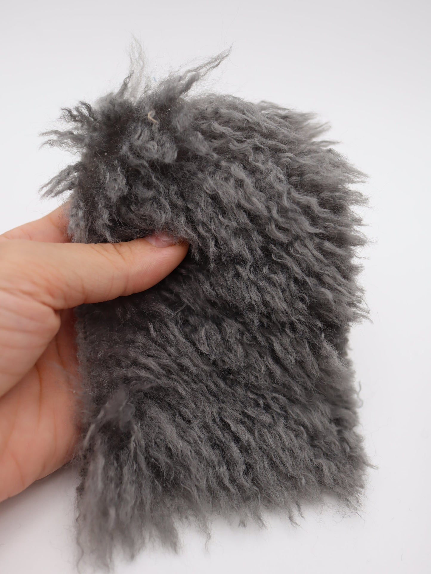 【25AW-027】ふわっふわチベットラム風シャギーニット /0.5yあたり=~1180円