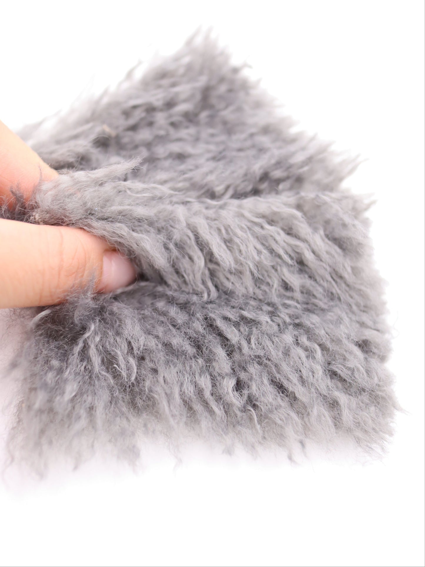 【25AW-027】ふわっふわチベットラム風シャギーニット /0.5yあたり=~1180円