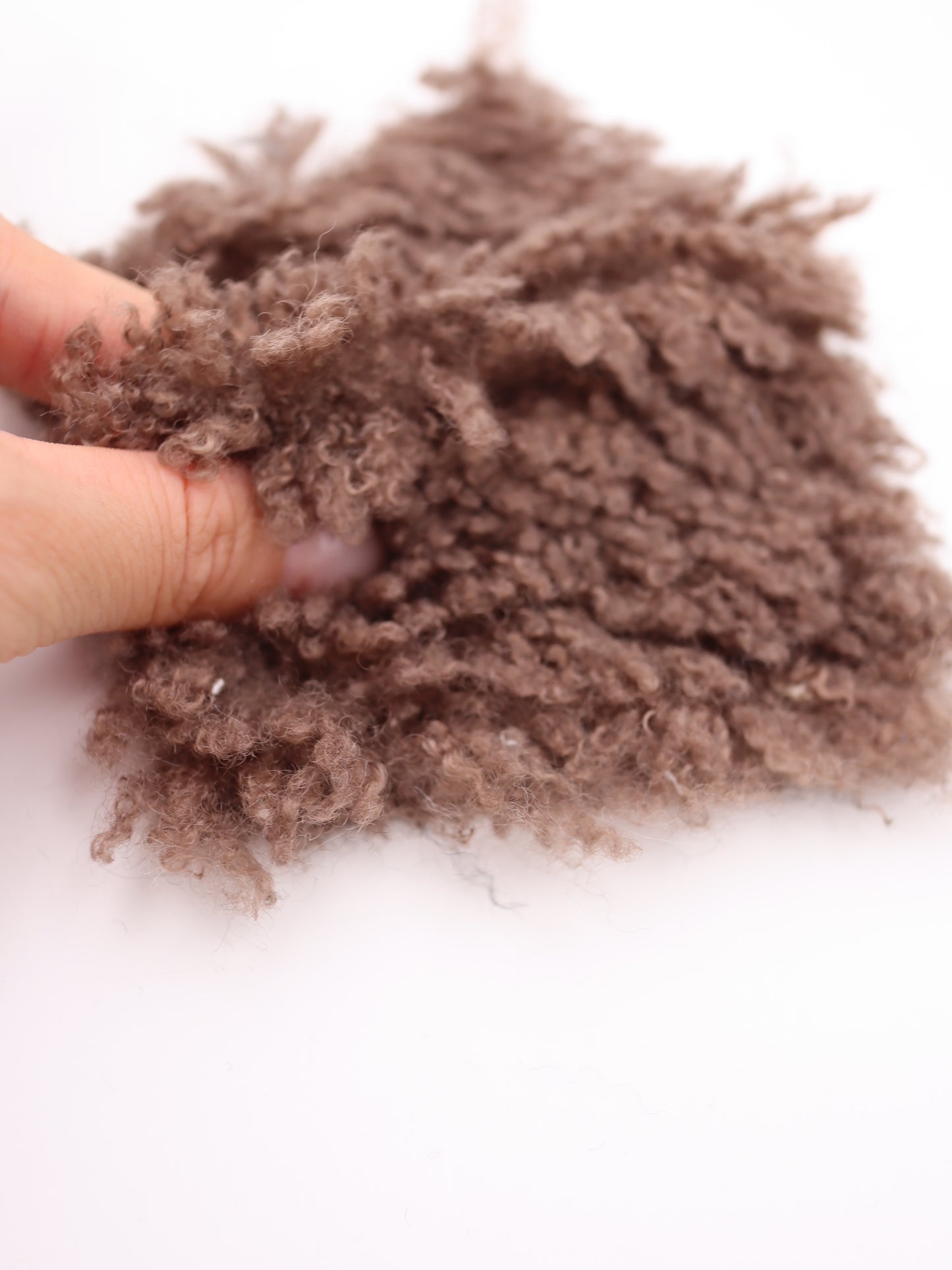 【25AW-027】ふわっふわチベットラム風シャギーニット /0.5yあたり=~1180円