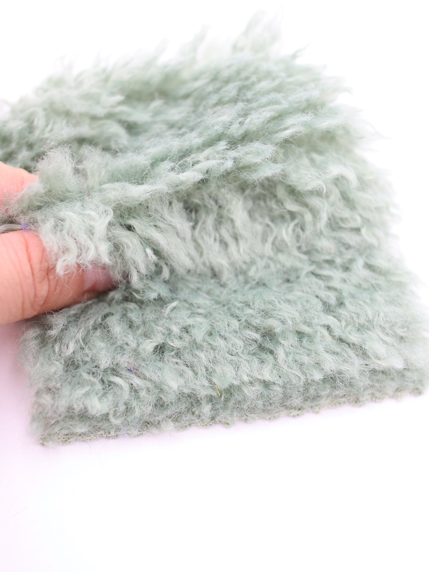 【25AW-027】ふわっふわチベットラム風シャギーニット /0.5yあたり=~1180円