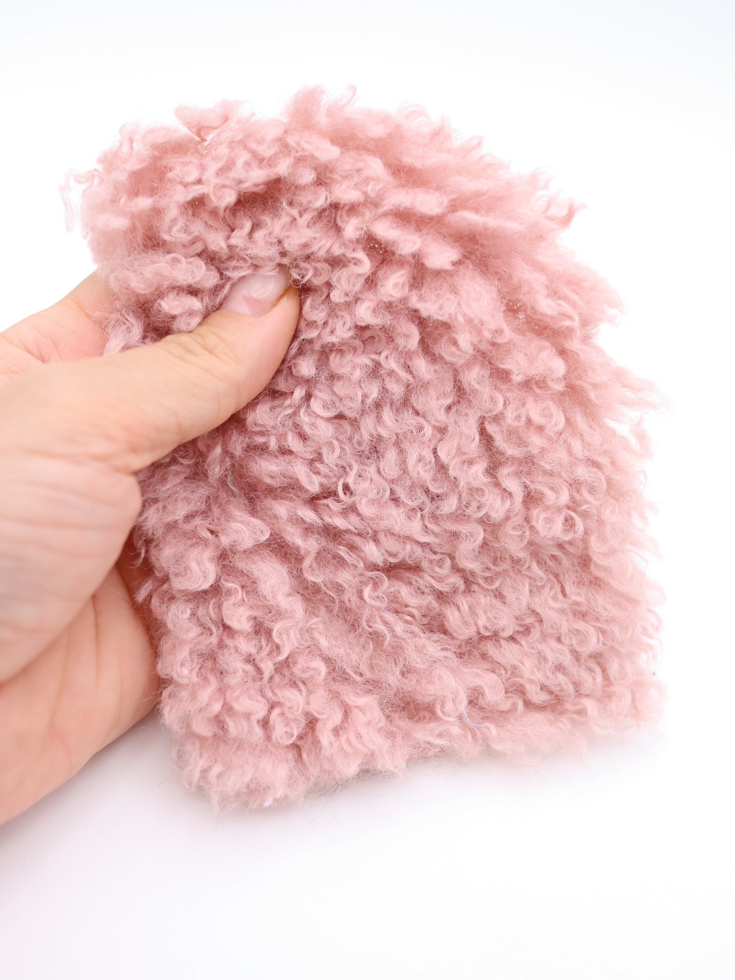 【25AW-027】ふわっふわチベットラム風シャギーニット /0.5yあたり=~1180円