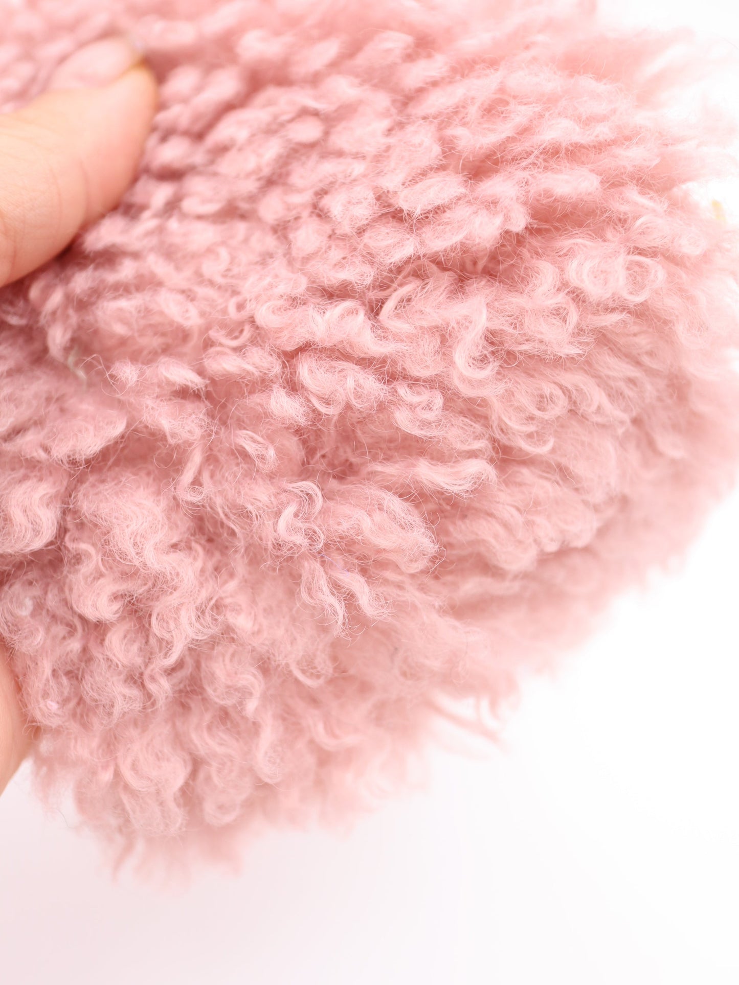 【25AW-027】ふわっふわチベットラム風シャギーニット /0.5yあたり=~1180円