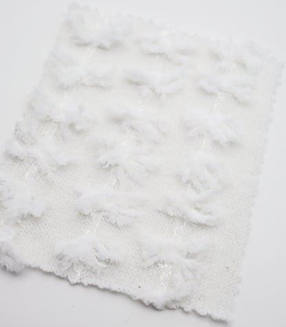 【25SS-303】フリンジストライプ天竺ニット　/0.5ｙあたり = ～1140円