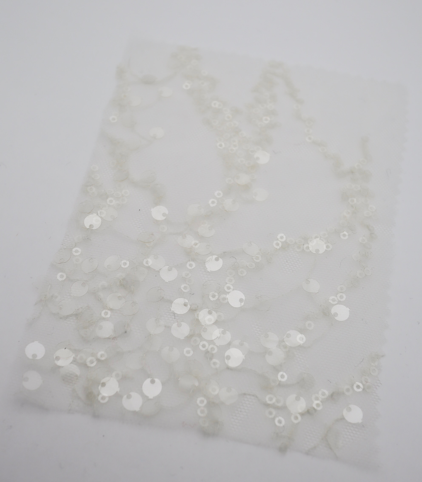 【25SS-383】スパンコール刺繍チュール　/0.5ｙあたり=～1670円