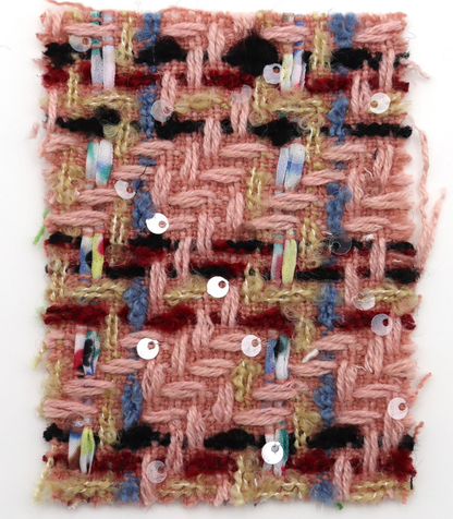 【25SS-157】スパンコール付きカラフルミックスツイード　/0.5ｙあたり = ～ 1700円