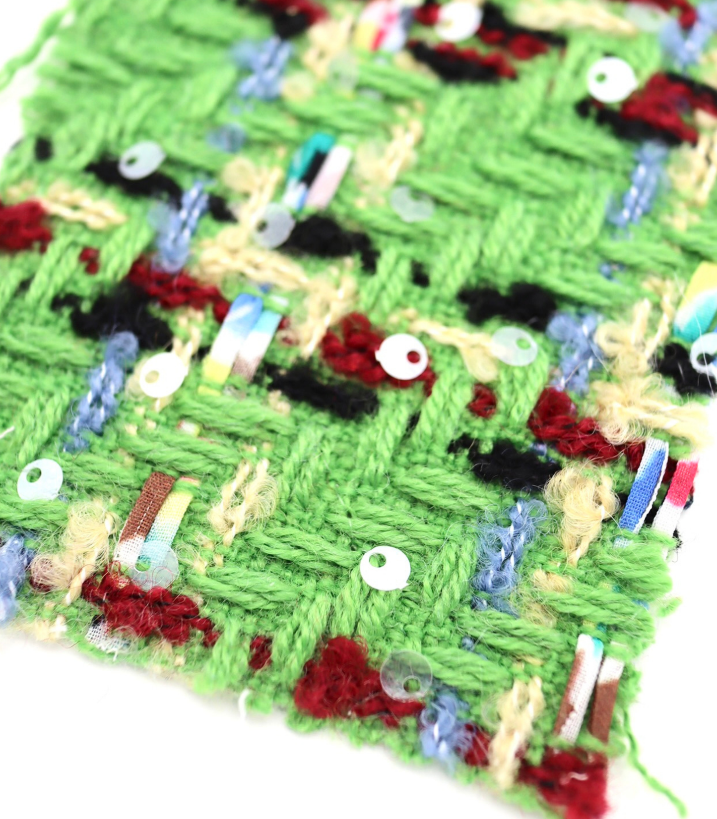 【25SS-157】スパンコール付きカラフルミックスツイード　/0.5ｙあたり = ～ 1700円