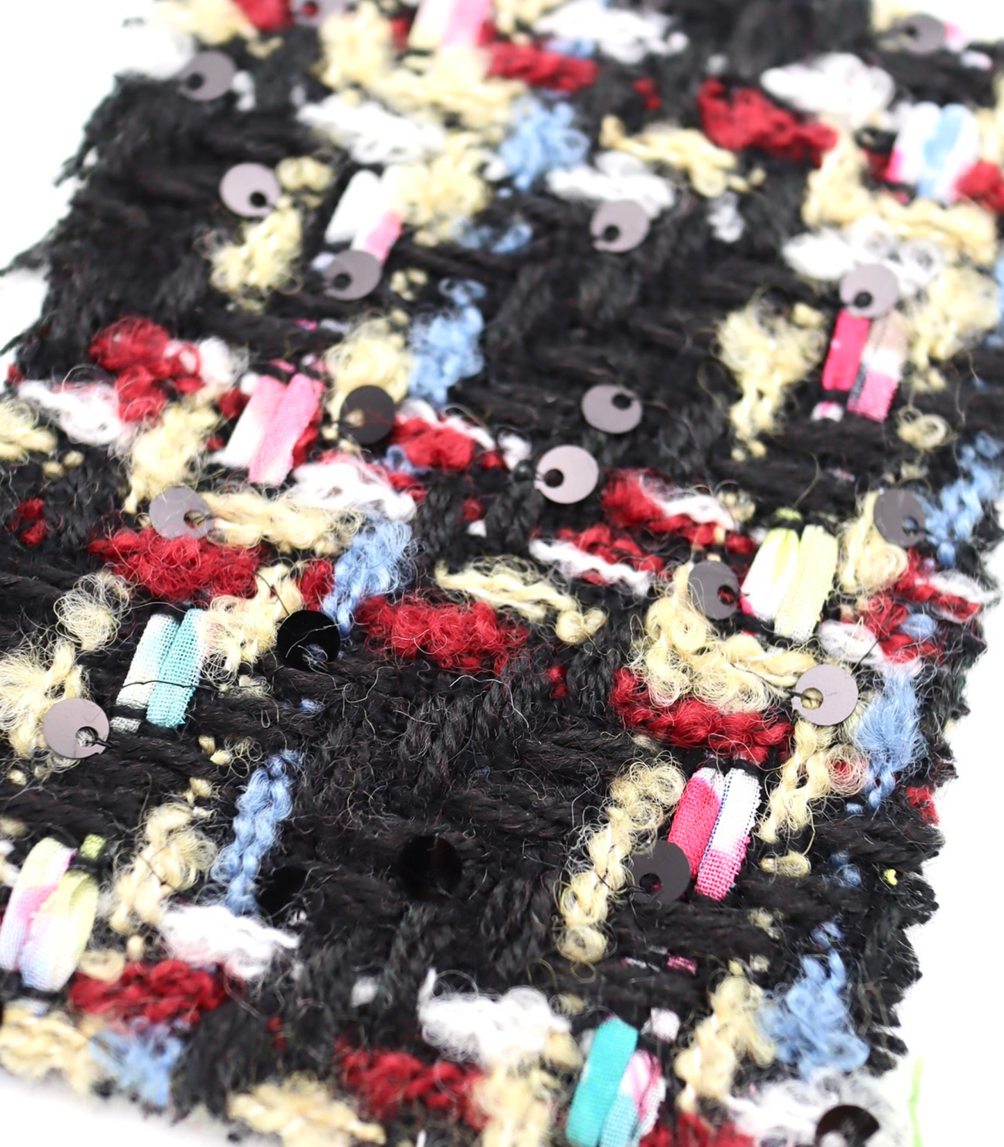 【25SS-157】スパンコール付きカラフルミックスツイード　/0.5ｙあたり = ～ 1700円