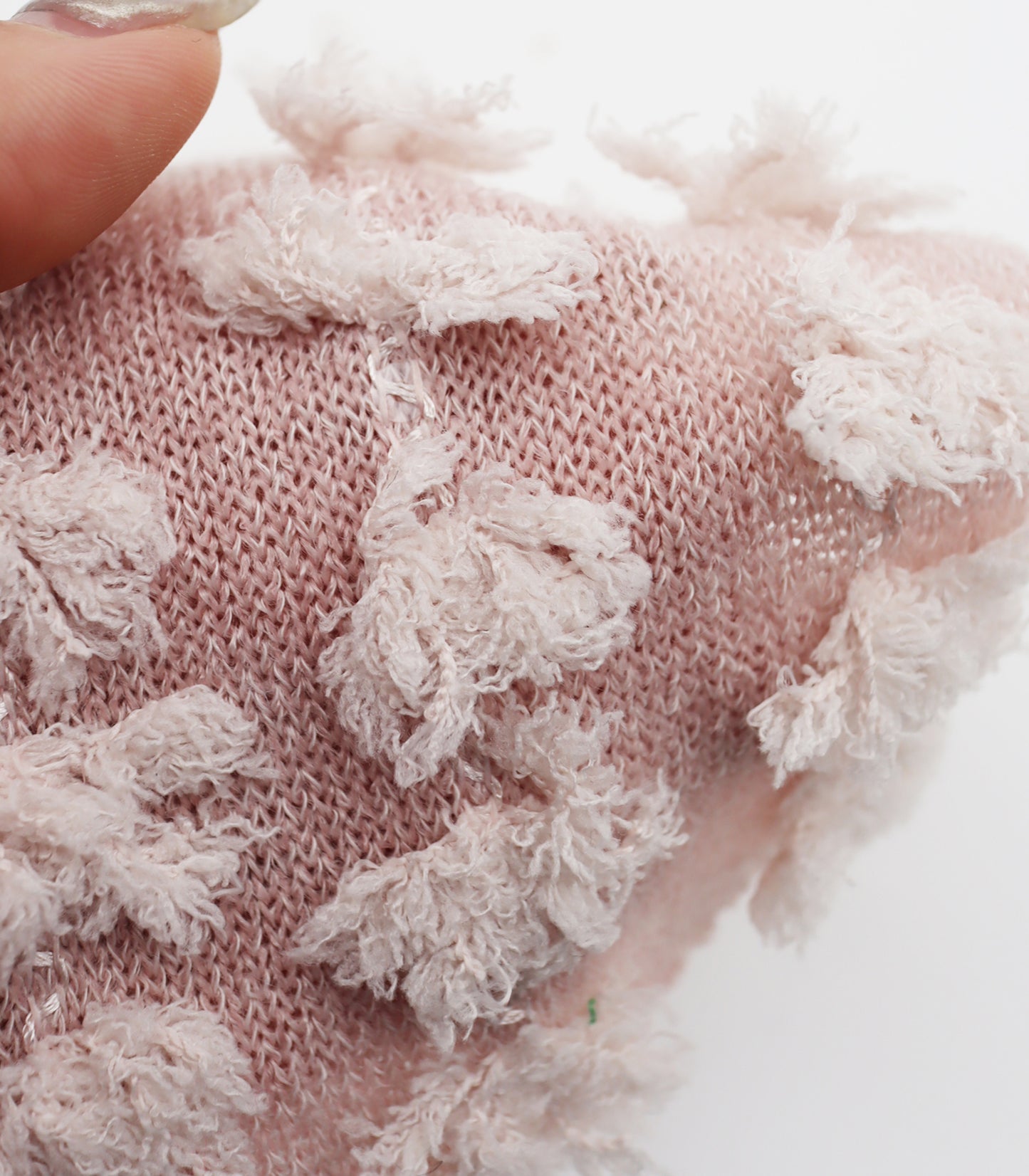 【25SS-303】フリンジストライプ天竺ニット　/0.5ｙあたり = ～1140円