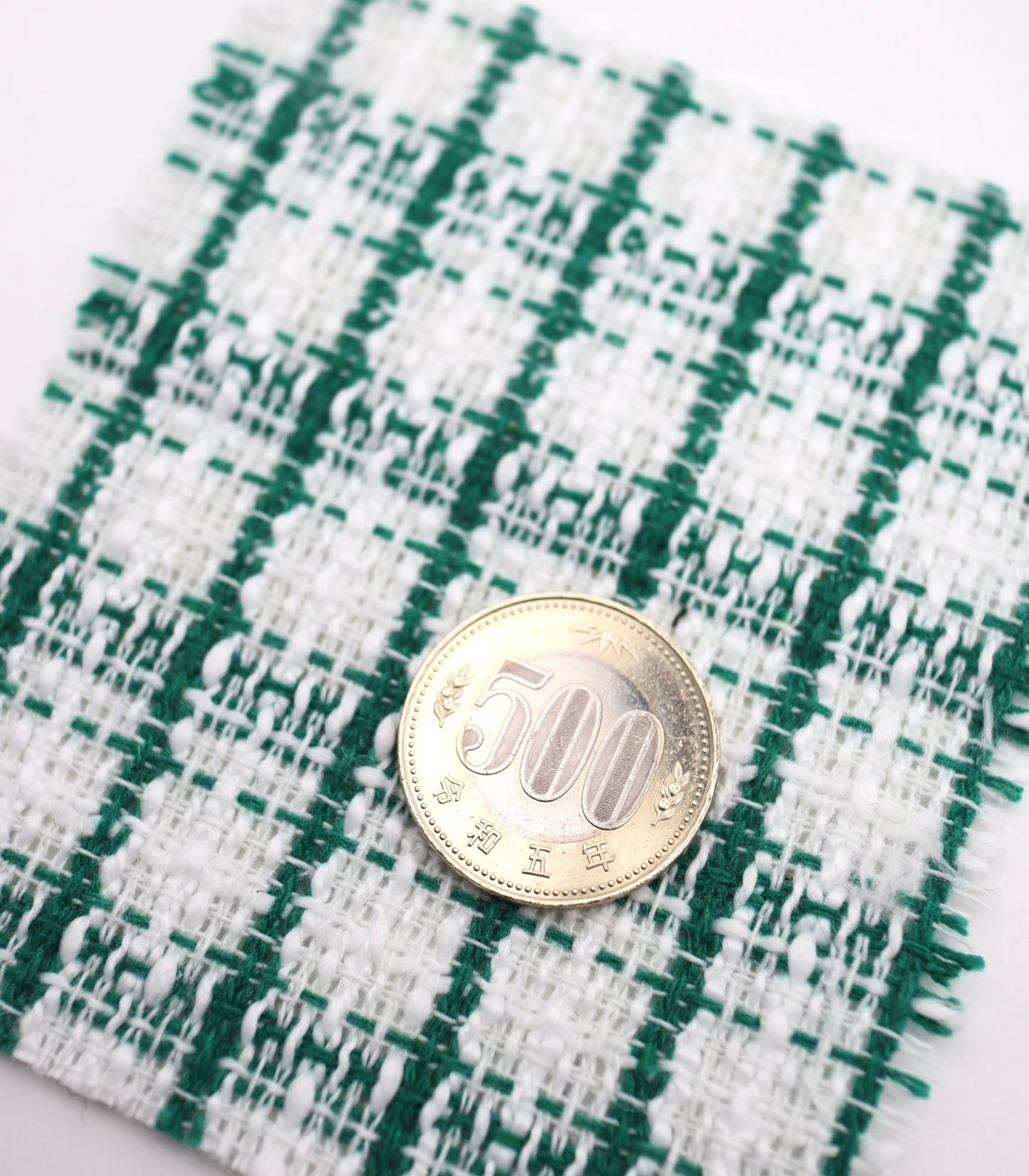 【25SS-431】先染めチェックミックスヤーンツイード　/0.5ｙあたり=～1010円