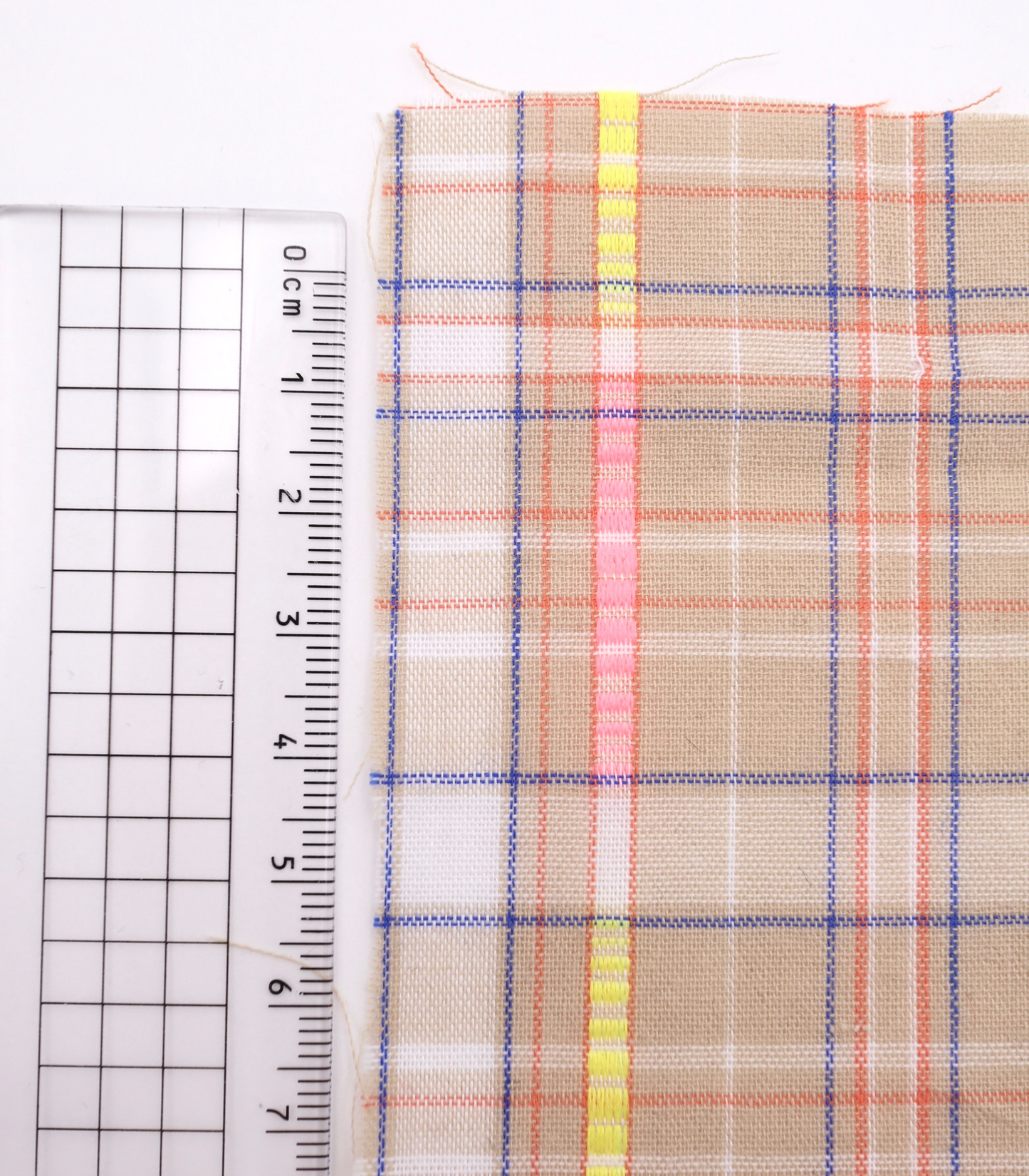 【25SS-441】カラフルタータンチェック　/0.5ｙあたり=～590円