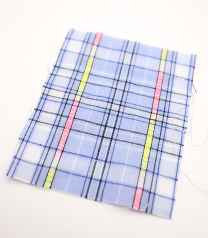 【25SS-441】カラフルタータンチェック　/0.5ｙあたり=～590円