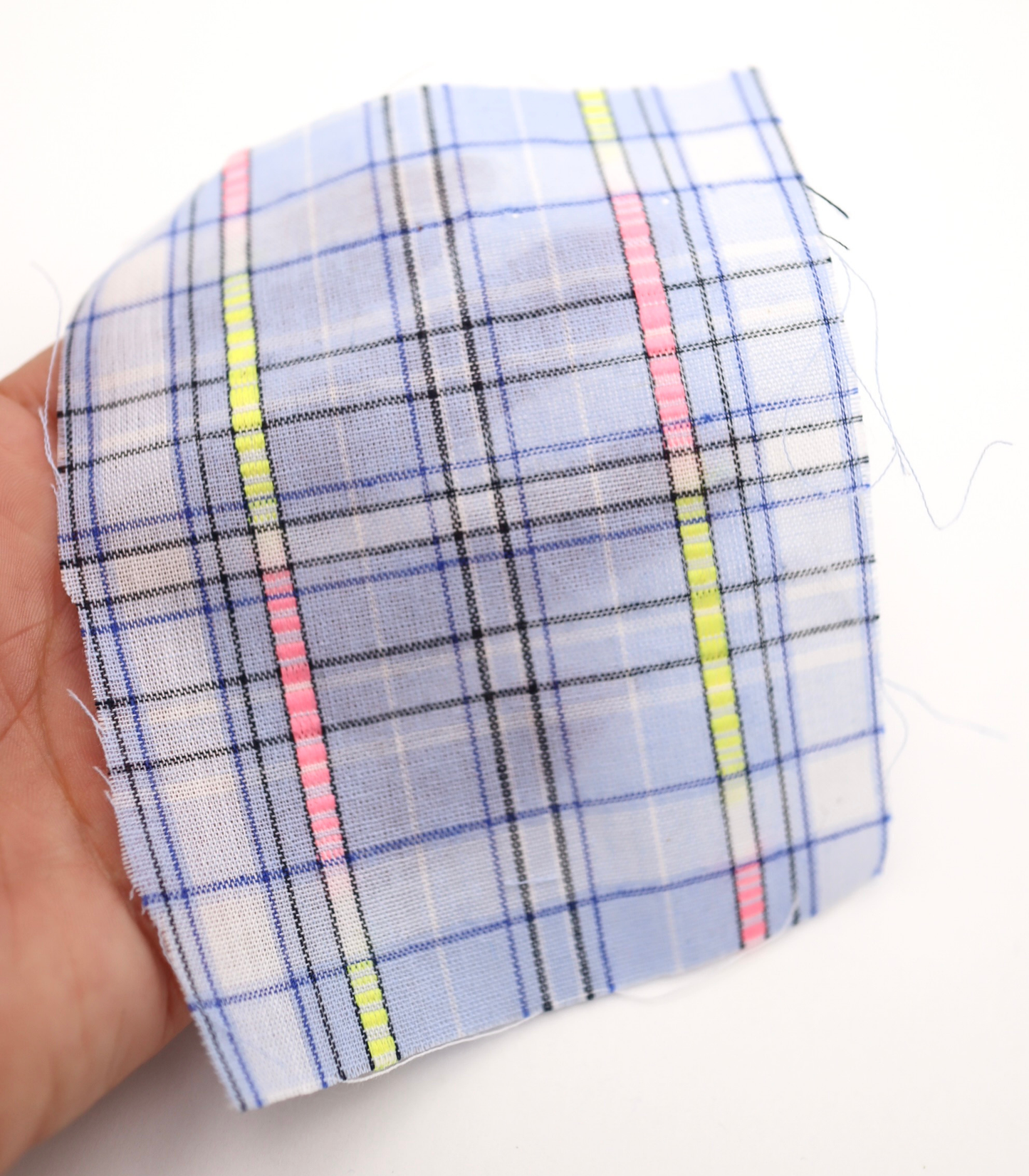 【25SS-441】カラフルタータンチェック　/0.5ｙあたり=～590円