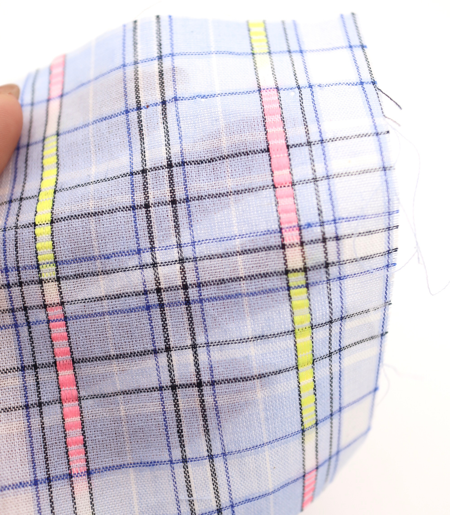 【25SS-441】カラフルタータンチェック　/0.5ｙあたり=～590円