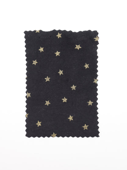 星ドット・ストレッチコットンフライス｜147cm広幅・綿95% PU5%｜高復元・高通気・多色展開｜レギンス・ドッグウェア・ベビー向け｜26SS-152【生地仕入れ代行卸】