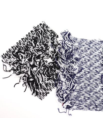 【25SS-062】フリンジジャガードツイード　/0.5ｙあたり=～1400円