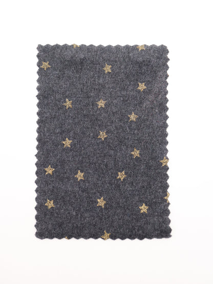 星ドット・ストレッチコットンフライス｜147cm広幅・綿95% PU5%｜高復元・高通気・多色展開｜レギンス・ドッグウェア・ベビー向け｜26SS-152【生地仕入れ代行卸】