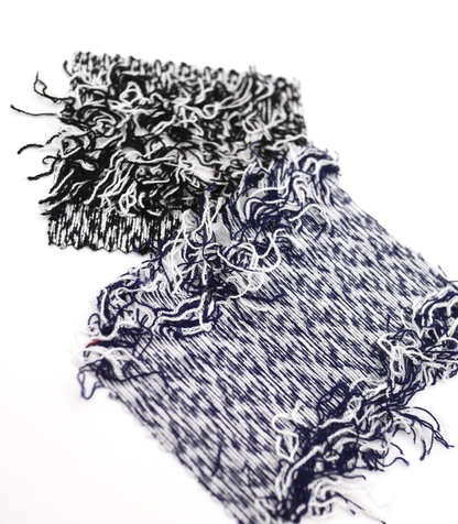 【25SS-062】フリンジジャガードツイード　/0.5ｙあたり=～1400円