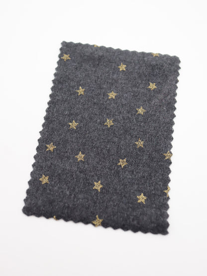 星ドット・ストレッチコットンフライス｜147cm広幅・綿95% PU5%｜高復元・高通気・多色展開｜レギンス・ドッグウェア・ベビー向け｜26SS-152【生地仕入れ代行卸】