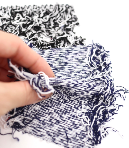 【25SS-062】フリンジジャガードツイード　/0.5ｙあたり=～1400円