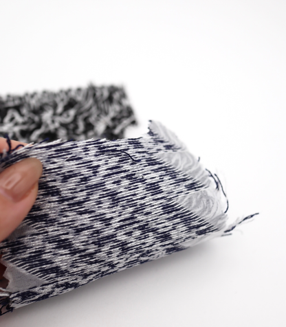 【25SS-062】フリンジジャガードツイード　/0.5ｙあたり=～1400円